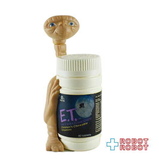 E.T. ビタミン剤容器ボトル フィギュア 1982