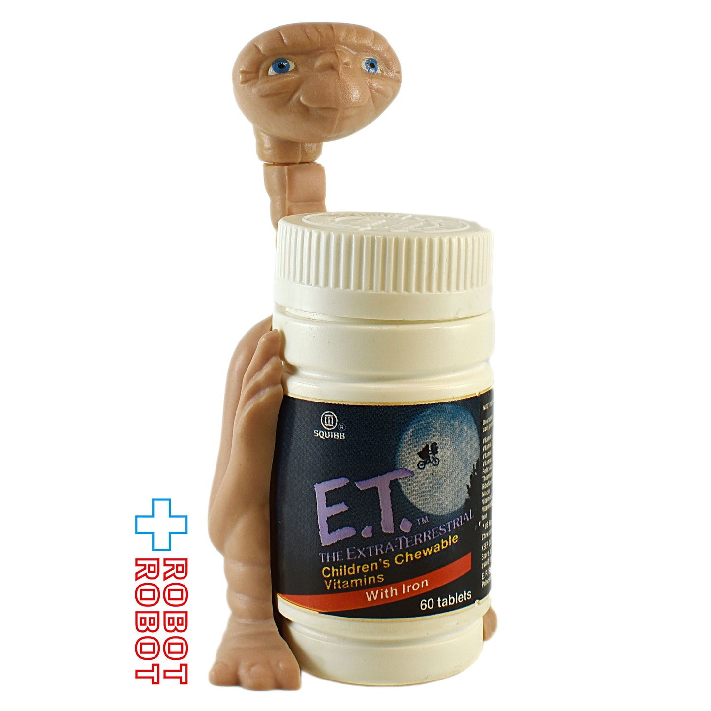 E.T. ビタミン剤容器ボトル フィギュア 1982