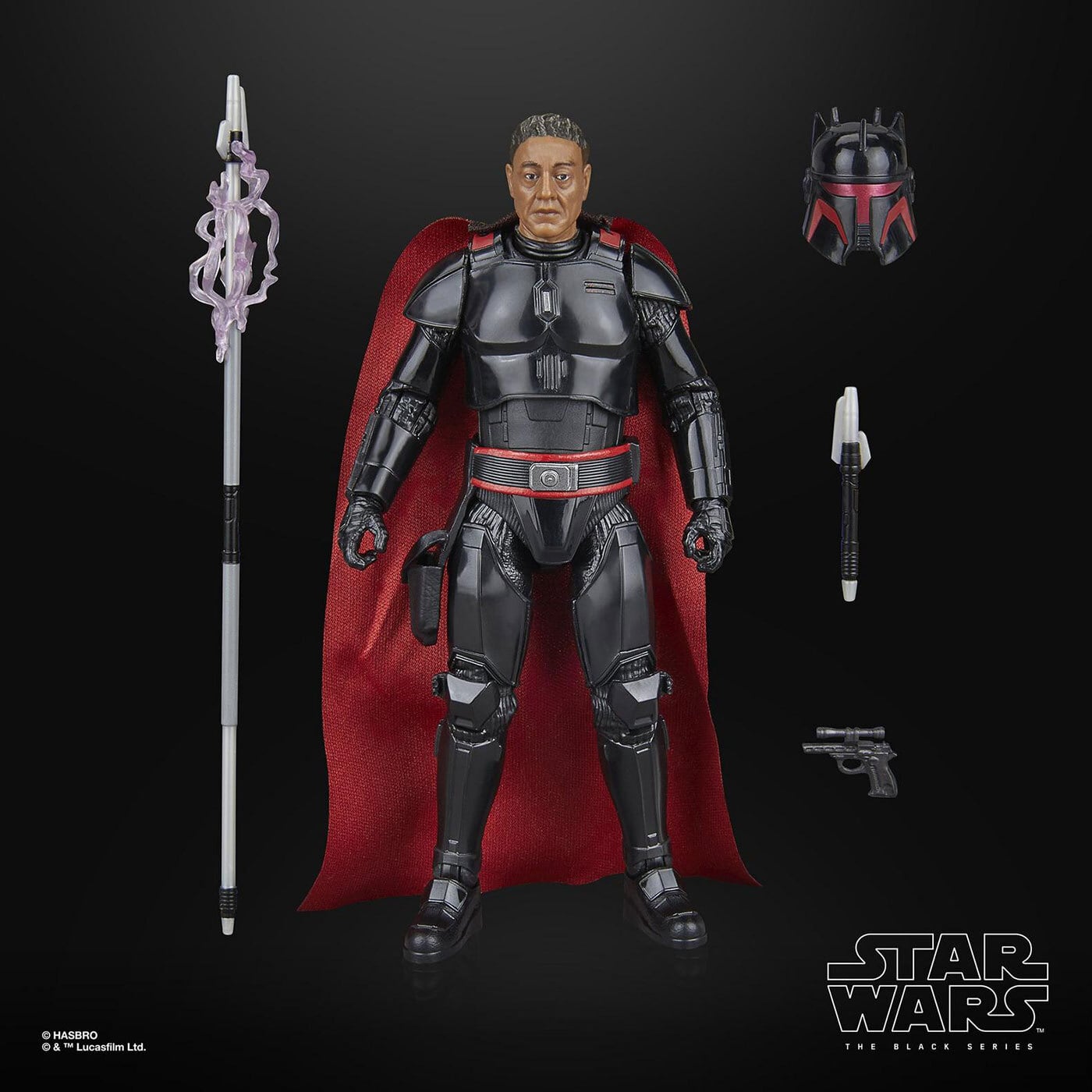 Star Wars The Black Series Mandalorian Moff Gideon Action