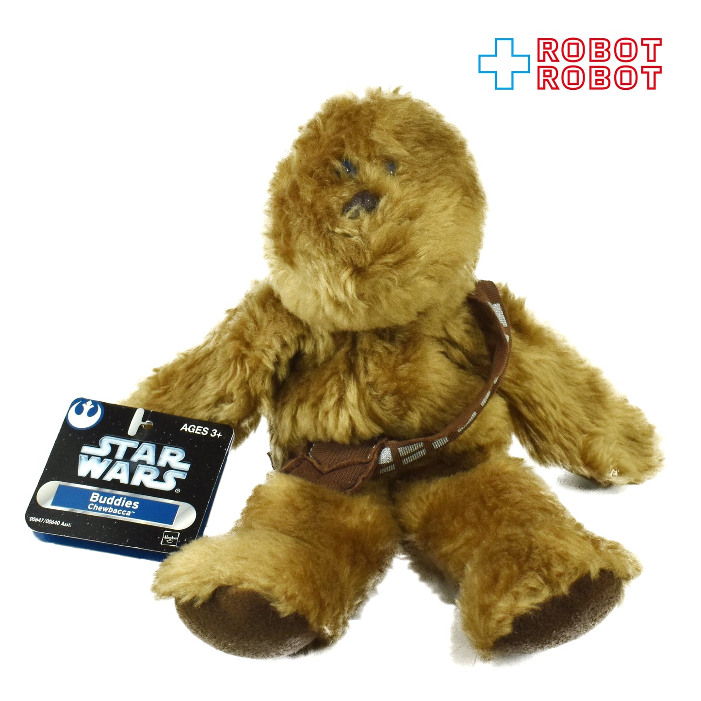 スター・ウォーズ バディーズ チューバッカ 弾薬帯茶色 ビーニーぬいぐるみ 2004 OTC 再版 紙タグ付