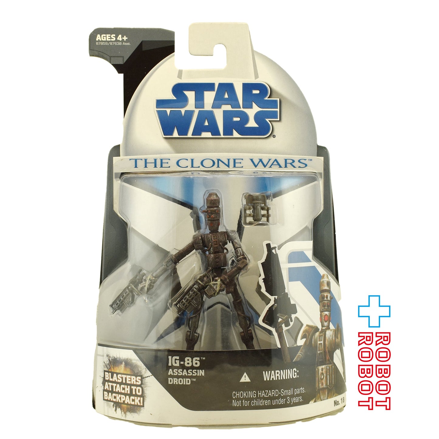 スター・ウォーズ CW2008 No18 IG-86 アサシンドロイド クローン・ウォーズ 3.75インチ アクションフィギュア 未開封