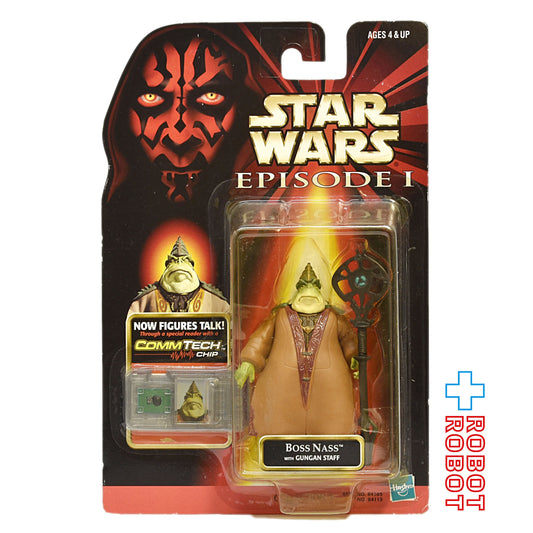 スター・ウォーズ EP1 コムテック ボス・ナス 3.75インチ アクションフィギュア 未開封 ※パッケージダメージ