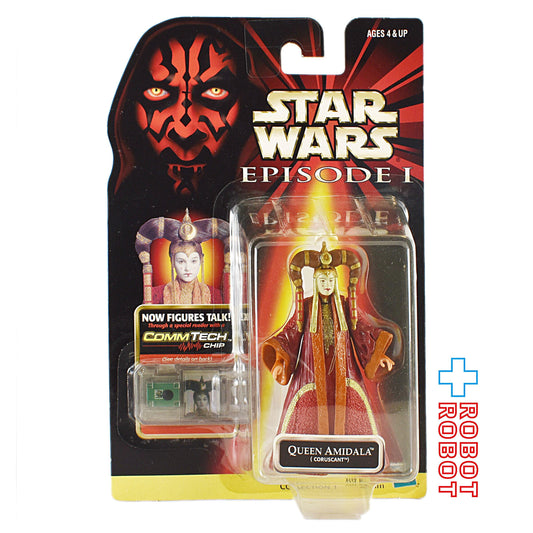 スター・ウォーズ EP1 コムテック クイーン・アミダラ (コルサント) 3.75インチ アクションフィギュア 未開封