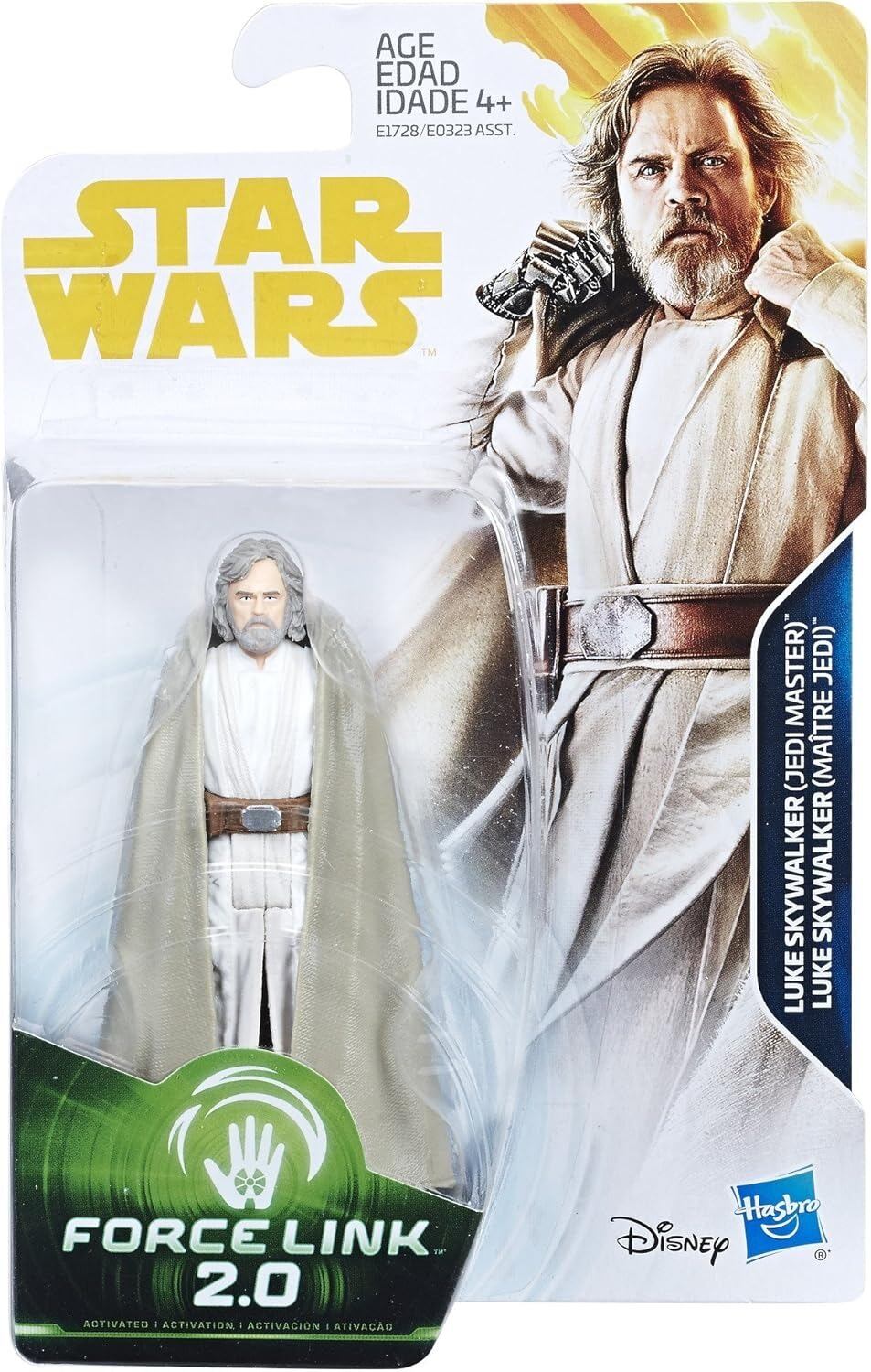 スター・ウォーズ フォースリンク2.0 ルーク・スカイウォーカー(ジェダイ マスター) [TLJ] 3.75インチ アクションフィギュア US版 未開封 - ROBOTROBOT