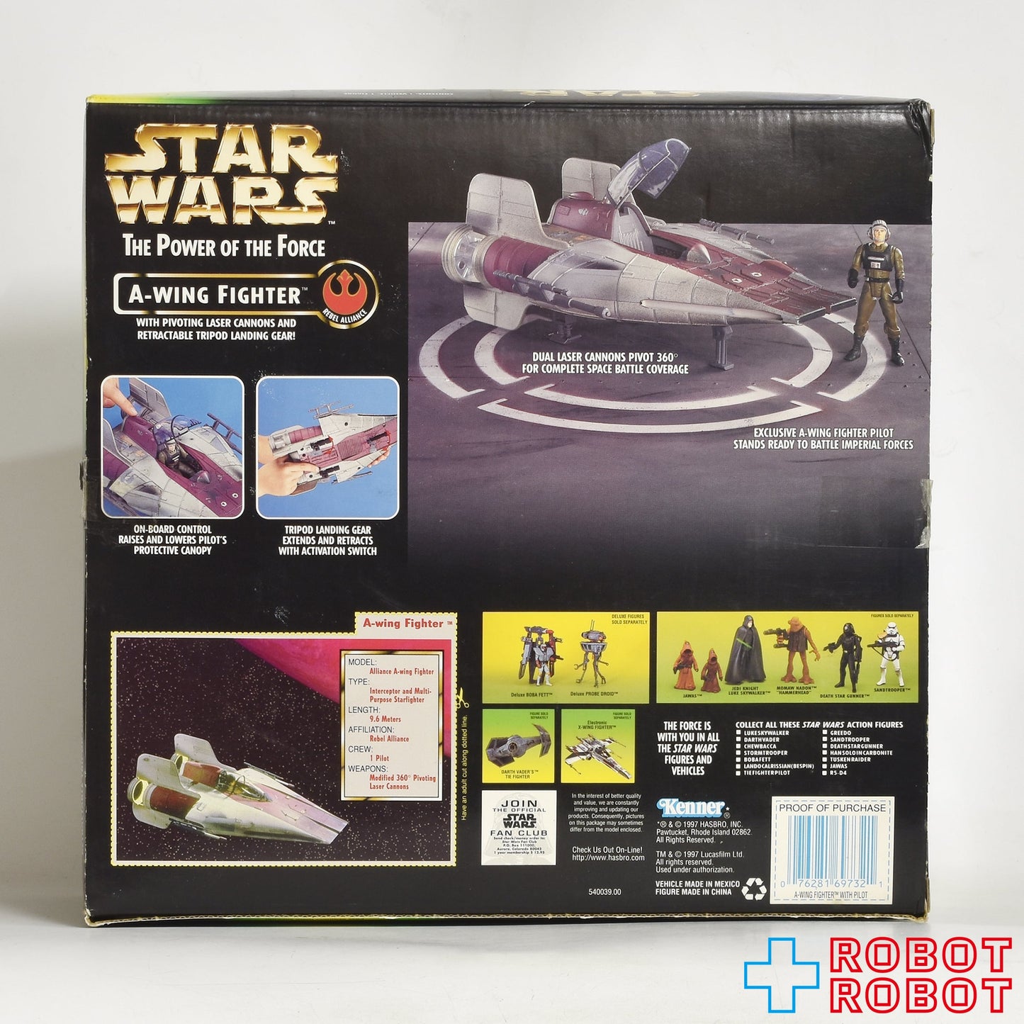 スター・ウォーズ POTF2 Aウイング・ファイター ビークル 未開封