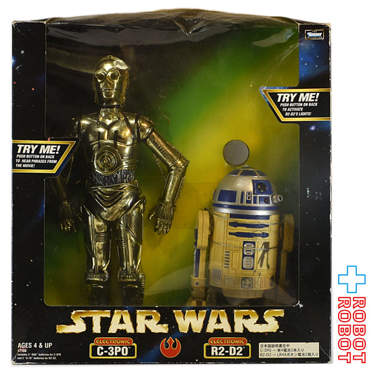 スター・ウォーズ C-3PO & R2-D2 エレクトリック12インチ アクションコレクション フィギュア 箱付