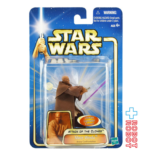 スター・ウォーズ SAGA2003 #02 メイス・ウィンドウ アリーナ・コンフロンテーション [AOTC] 3.75インチ アクションフィギュア  未開封