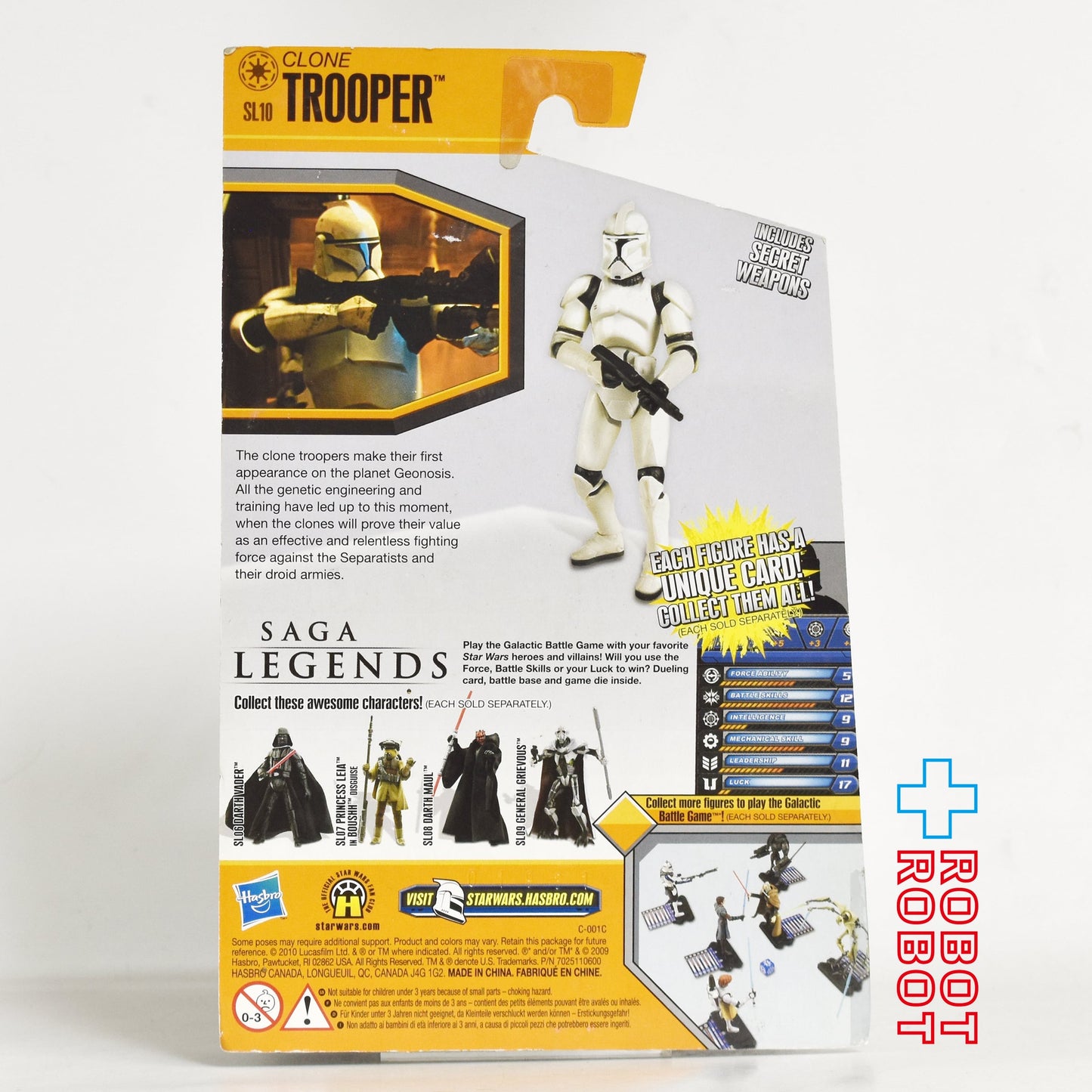 スター・ウォーズ SL2010 SL10 クローン・トルーパー 3.75インチ アクションフィギュア  US版 未開封