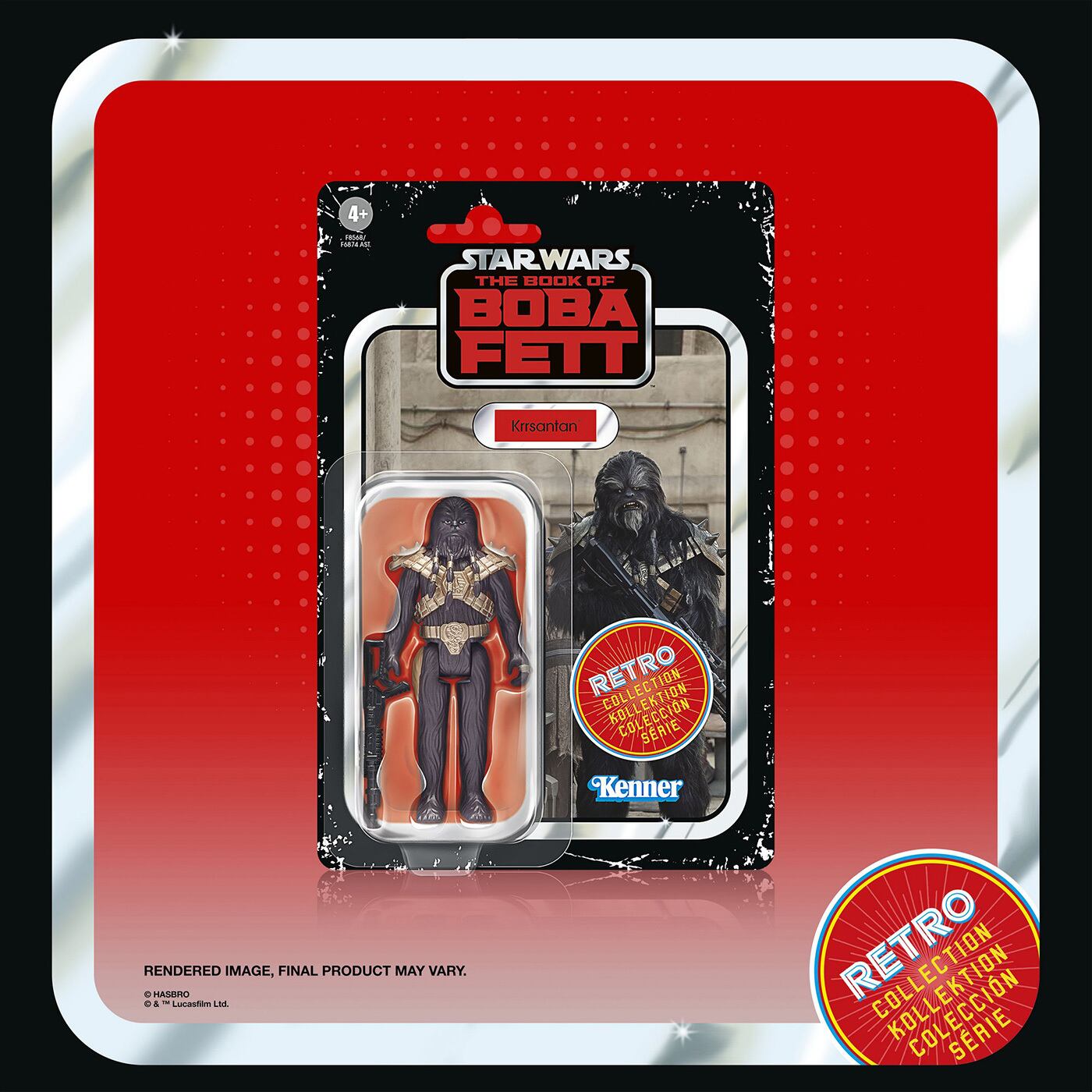 スター・ウォーズ レトロコレクション クルルサンタン ＴＶドラマ 『ボバ・フェット / The Book Of Boba Fett』 3.75インチ アクションフィギュア 国内版 未開封