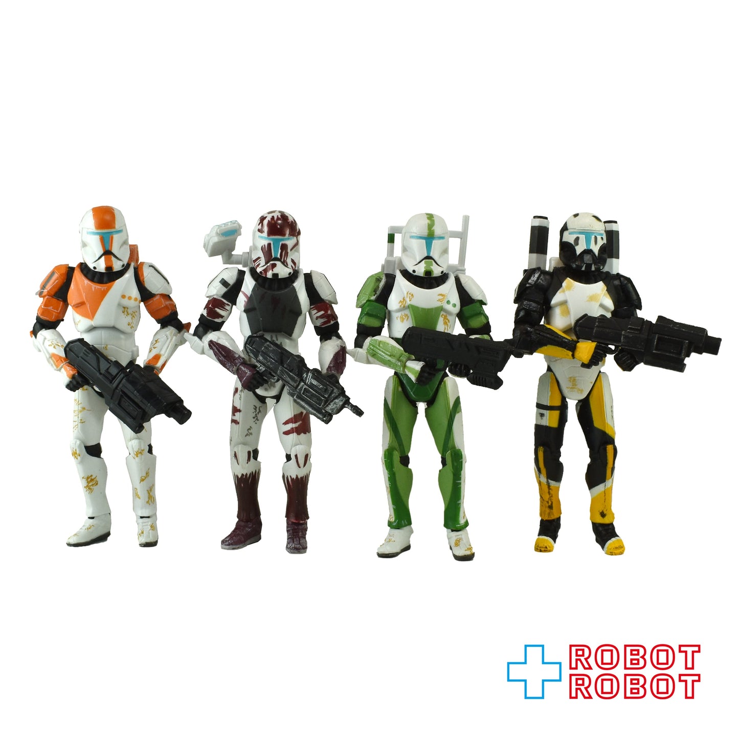 スター・ウォーズ USトイザらス限定 リパブリック・コマンドー 4体セット 3.75 インチ アクションフィギュア ルース