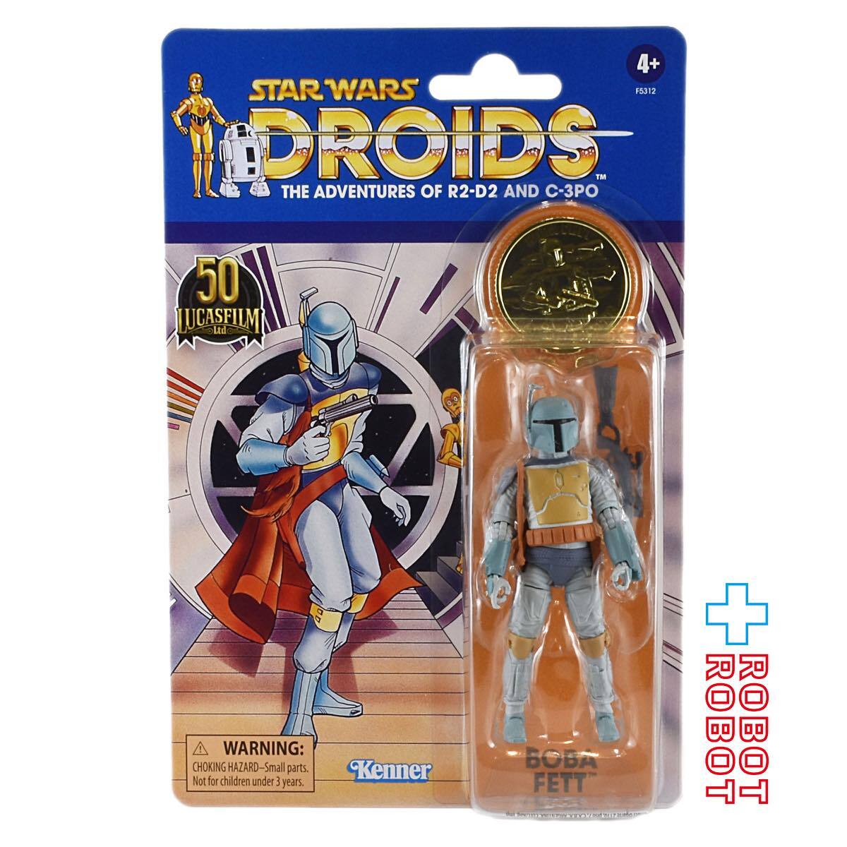 スター・ウォーズ VC ボバ・フェット ドロイド・インスパイア ルーカスフィルム 50th アニバーサリー ヴィンテージコレクション 3.75インチ アクションフィギュア 未開封 ※台紙にシワ