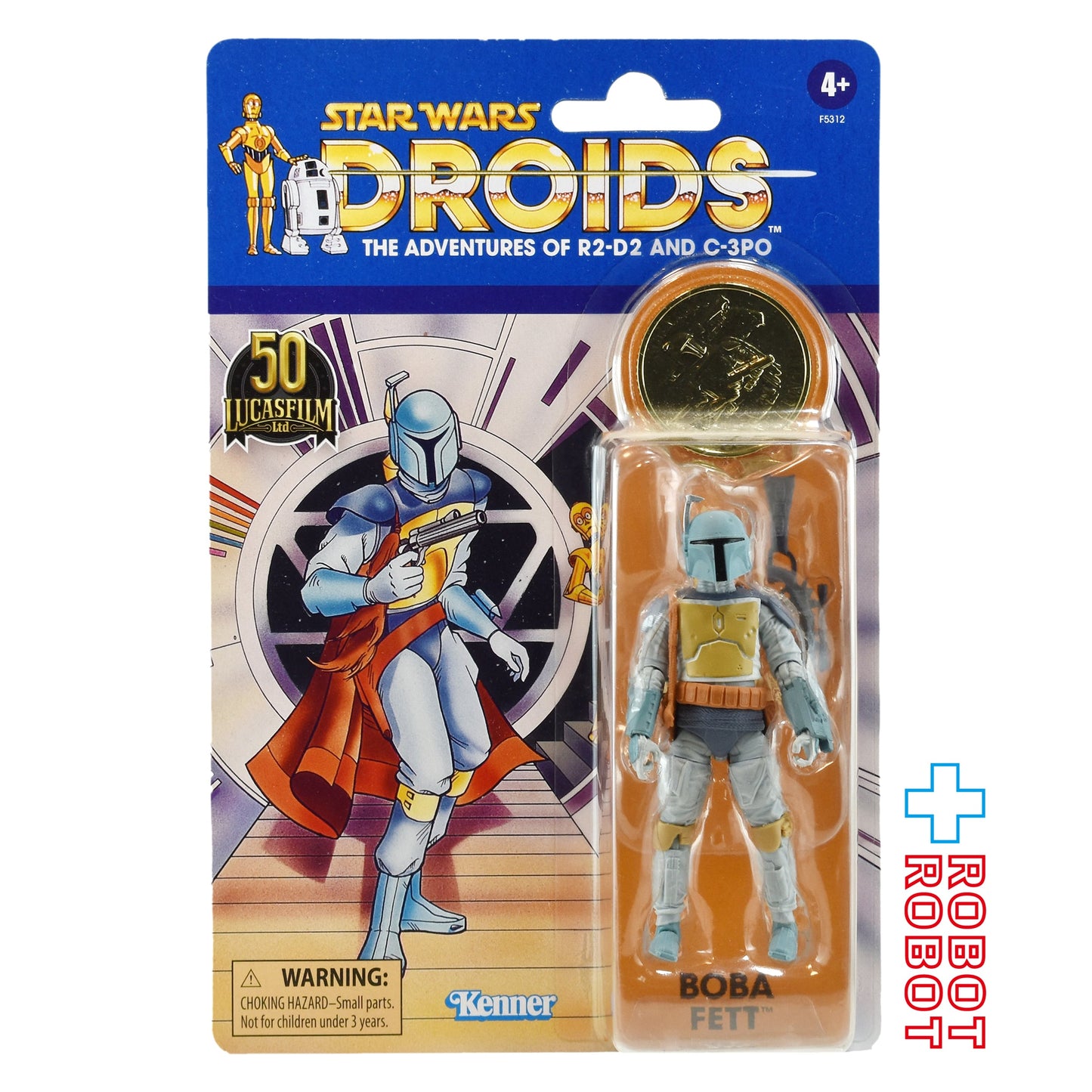スター・ウォーズ VC ボバ・フェット ドロイド・インスパイア ルーカスフィルム 50th アニバーサリー ヴィンテージコレクション 3.75インチ アクションフィギュア 未開封 ※台紙にシワ