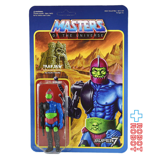 スーパー7 リ・アクション MOTU マスターズ・オブ・ユニバース トラップジョー 3.75インチ アクションフィギュア