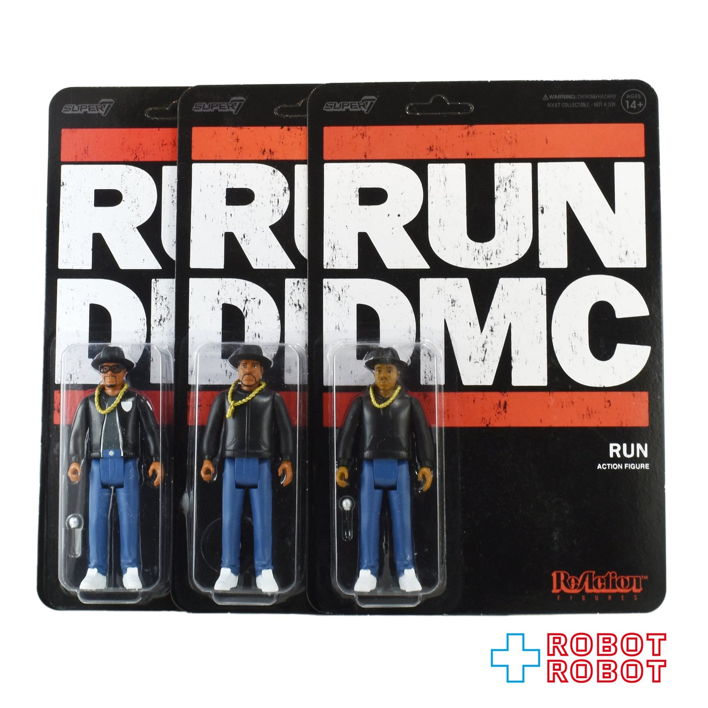 リ・アクション RUN DMC Ver.2 3体セット 3.75インチ アクションフィギュア 未開封
