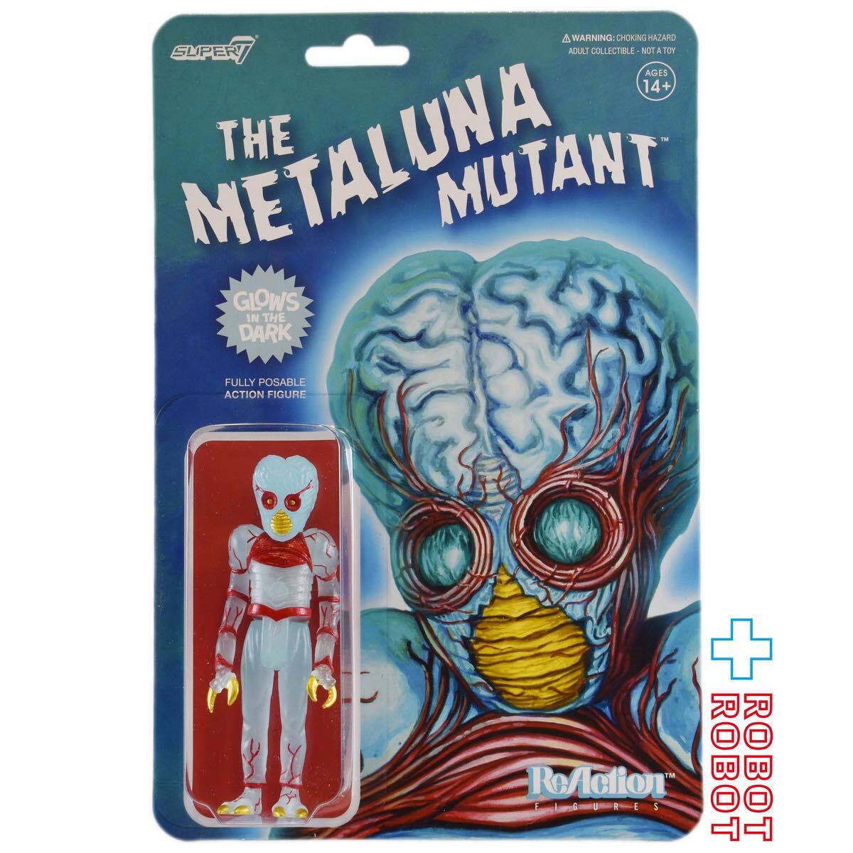 スーパー７ リ・アクション ユニバーサルモンスター メタルナミュータント ブルー 蓄光  3.75インチ アクションフィギュア 未開封