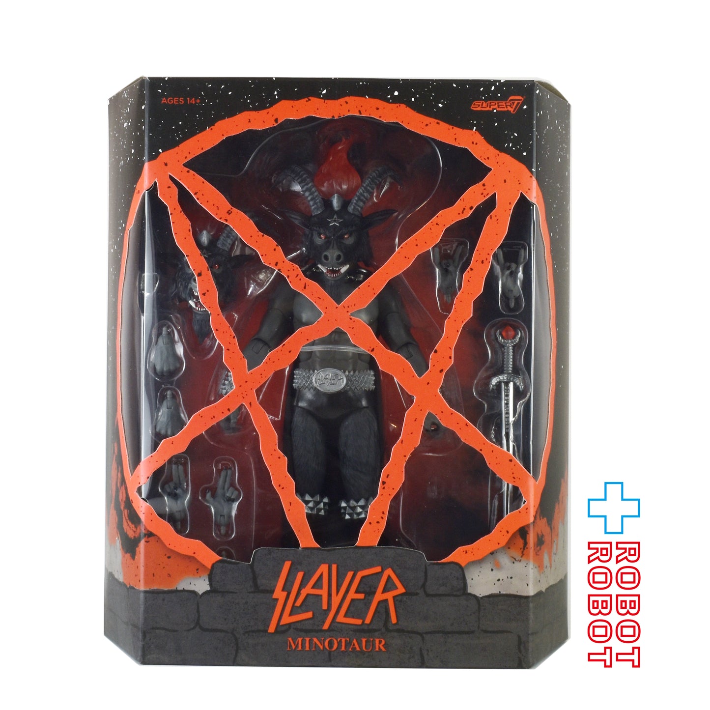 スーパー7  SLAYER ミノタウロス アルティメイト ブラック・マジック ver 7インチ アクションフィギュア 未開封