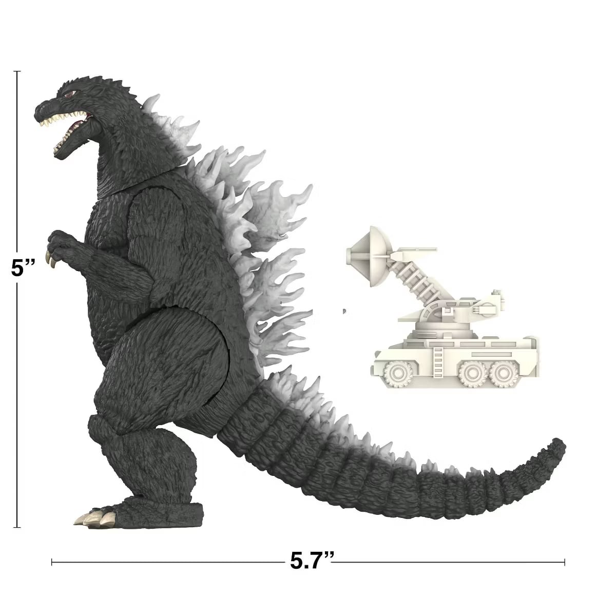 スーパー7 東宝スーパー怪獣 ゴジラ×メカゴジラ ゴジラ (2002) 5インチ アクションフィギュア 未開封