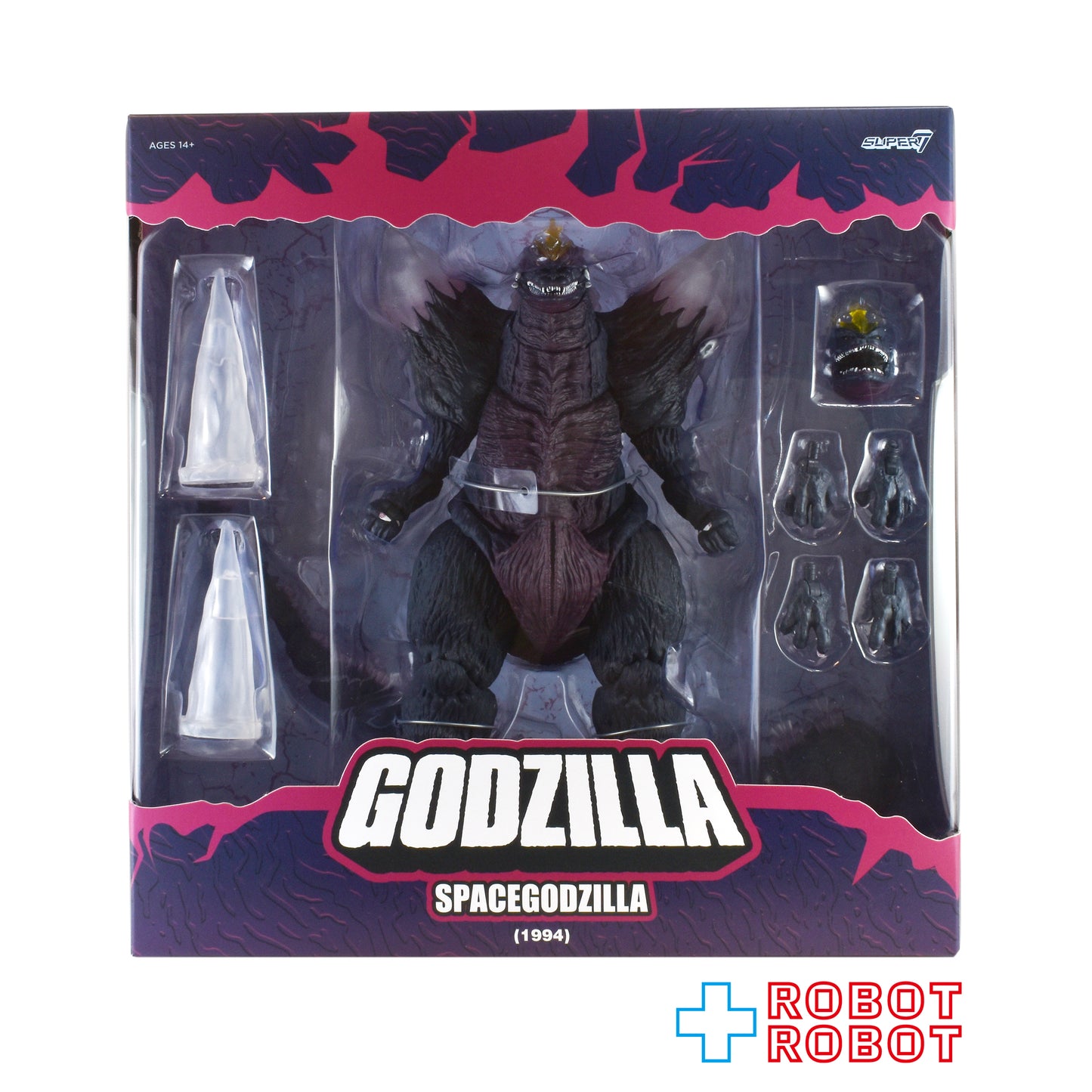 スーパー7 東宝アルティメイト! スペースゴジラ 8インチ アクションフィギュア 未開封