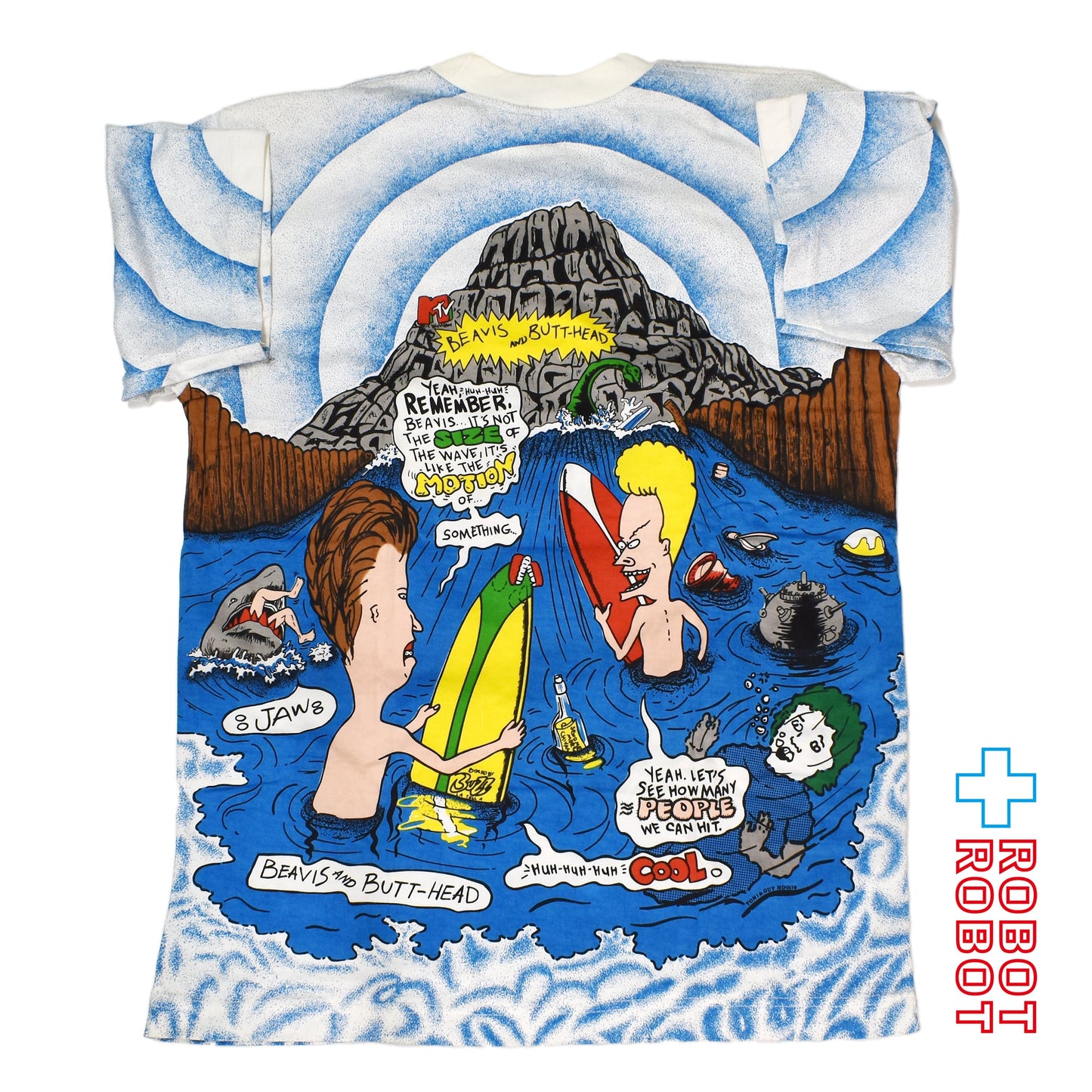 トニーアンドガイ ビーバス & バットヘッド 総柄プリント Tシャツ