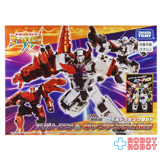 ⚫️タカラトミー トランスフォーマー ワイルドキング WKS-02 ワイルドッキングセット メガトロン & キャプテンヴォルカ 未開封