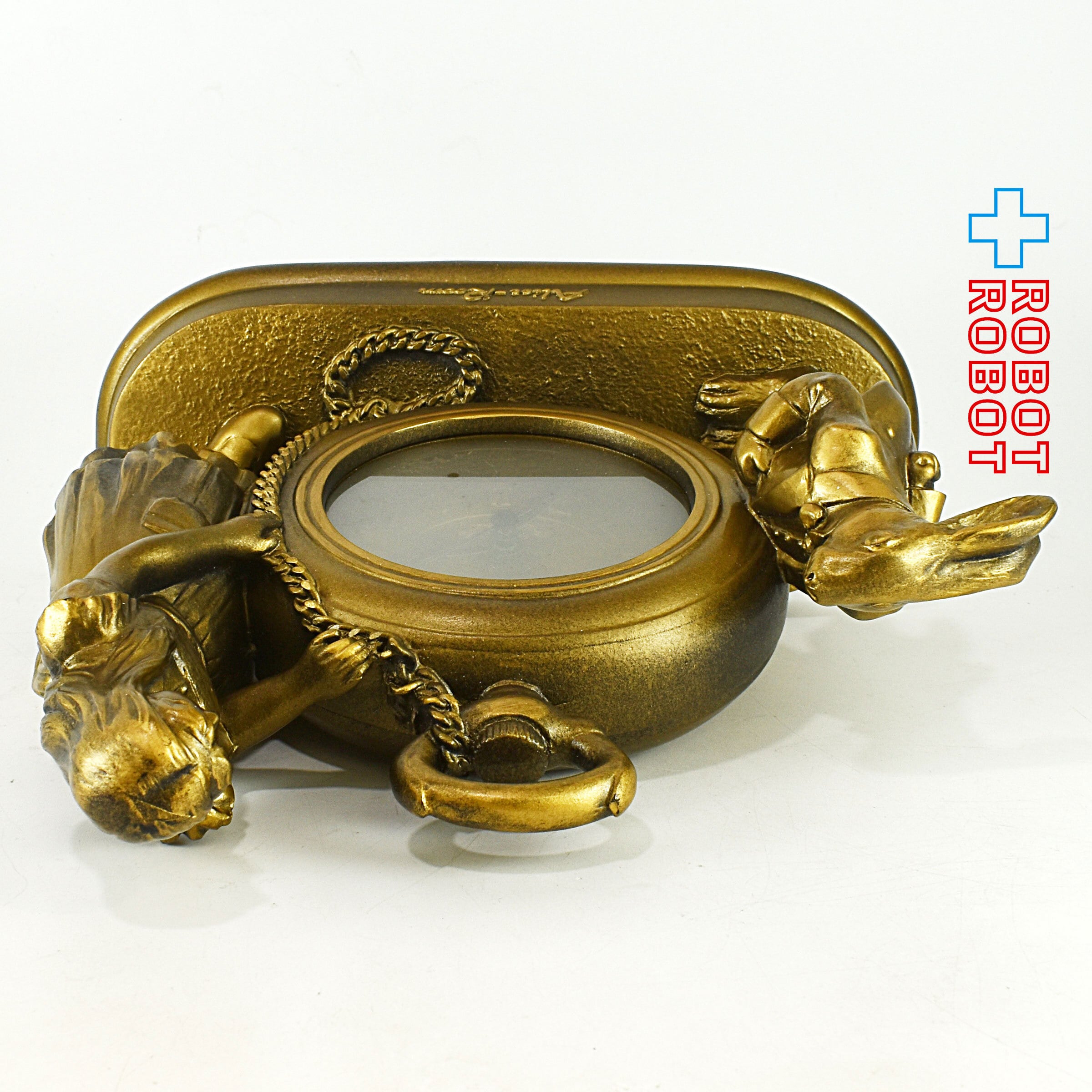 不思議の国のアリス アリスルーム 懐中時計型クロック ブロンズ