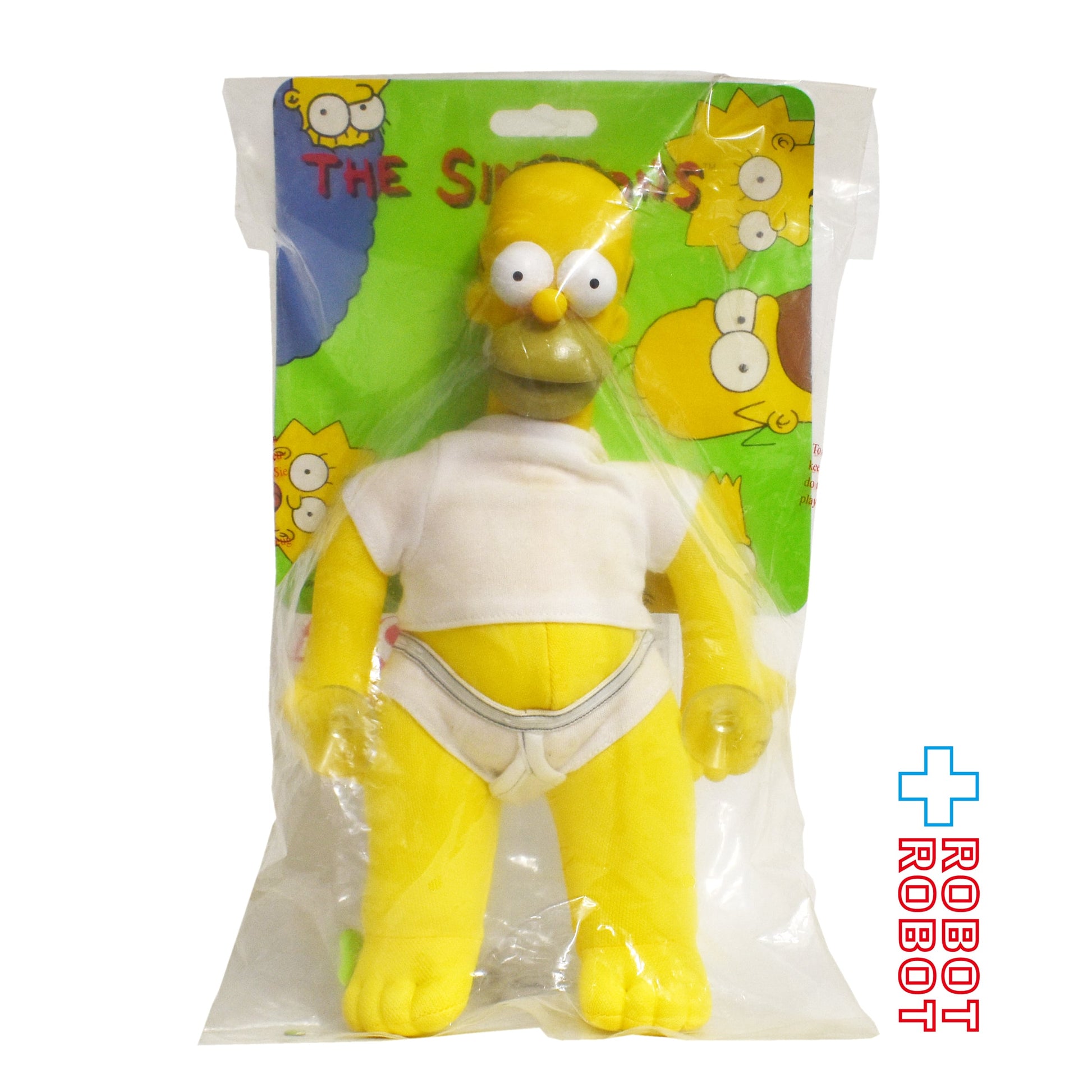 シンプソンズ ホーマー・シンプソン 吸盤付 ぬいぐるみ人形 1997 未開封 - ROBOTROBOT