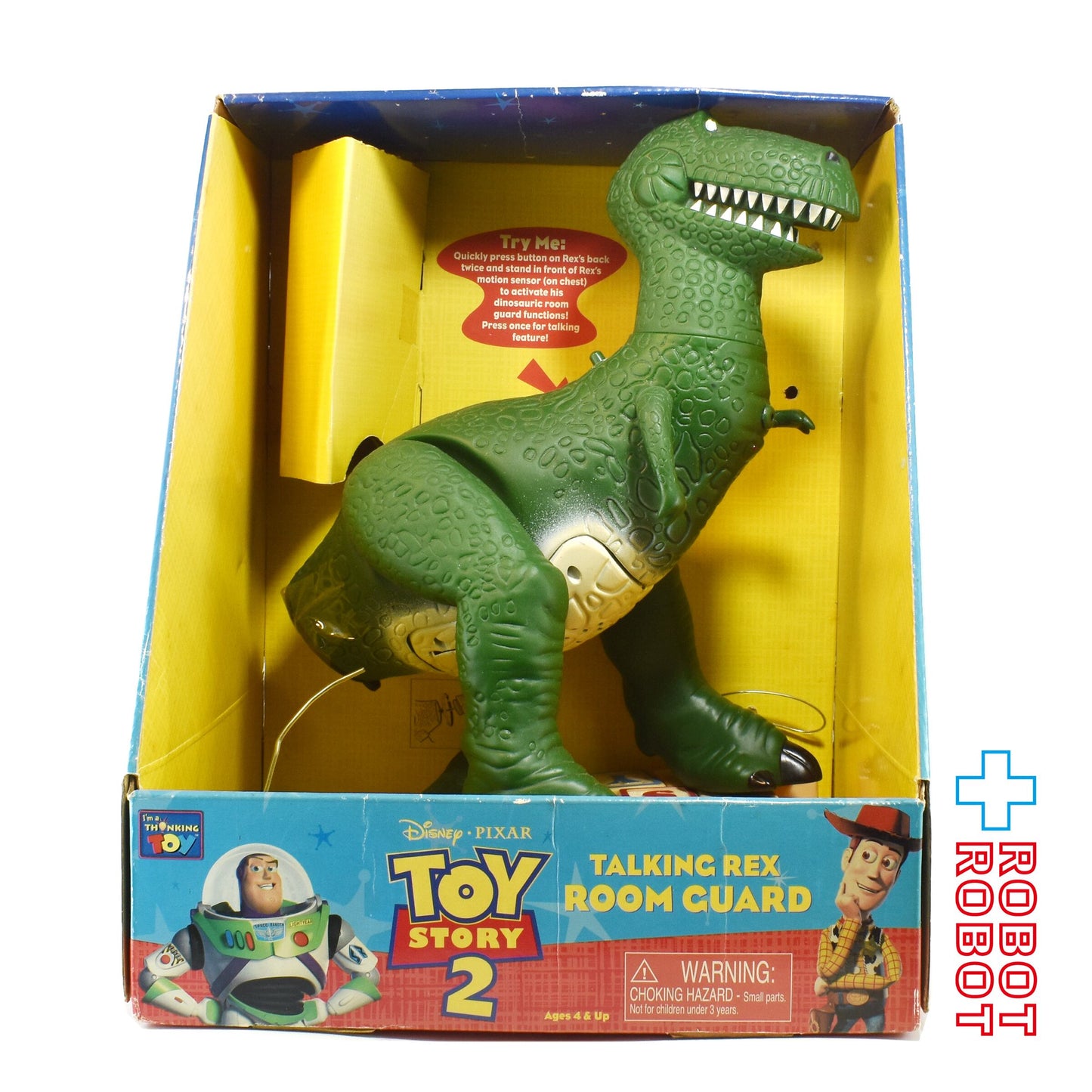 シンクウェイ社 トイ・ストーリー トーキング レックス ルームガード アクションフィギュア 箱入
