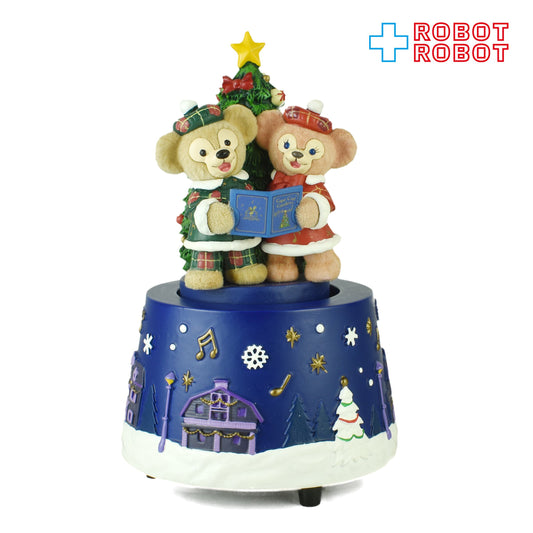 TDS 東京ディズニーシー ダッフィー & シェリー・メイ クリスマス オルゴール 箱付