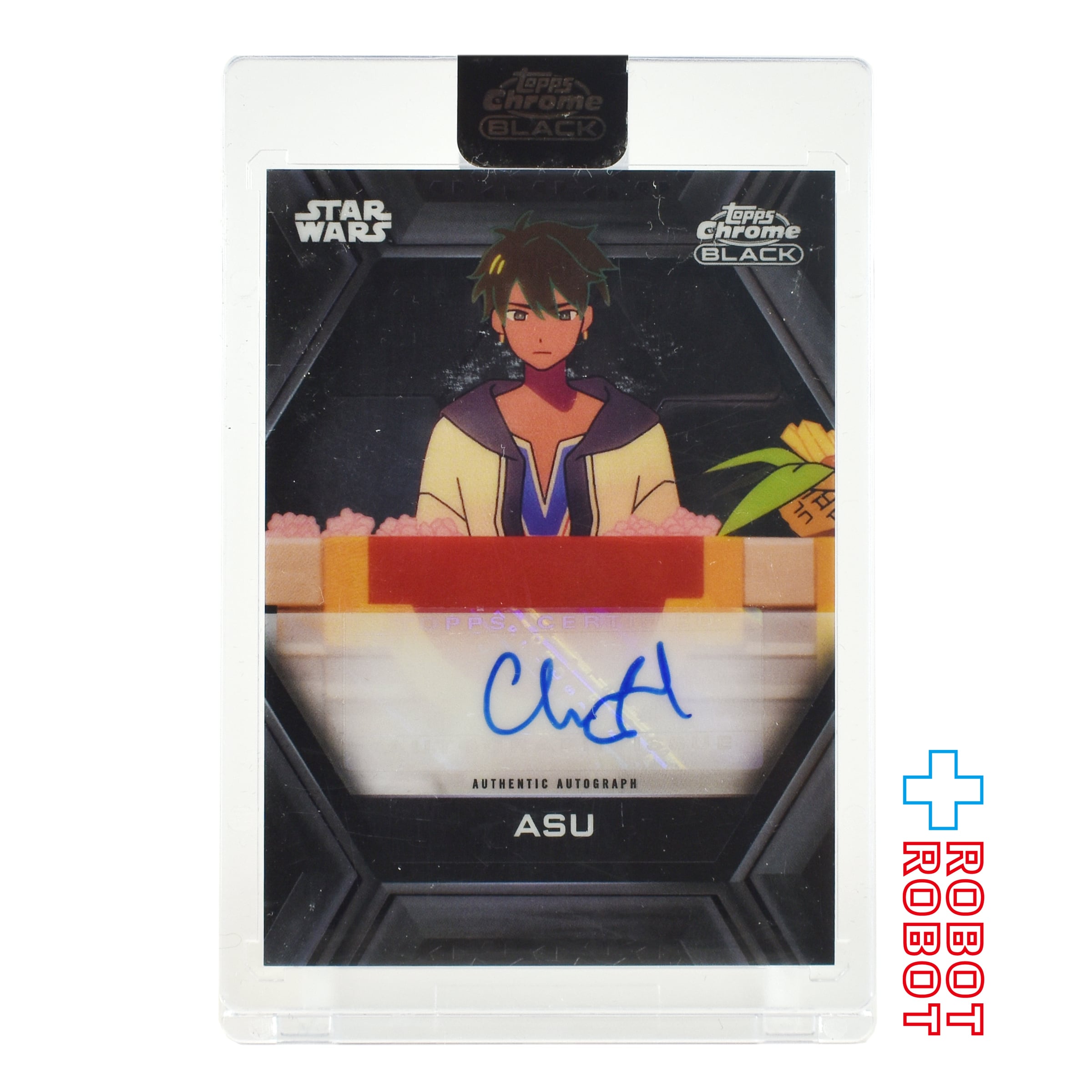 トップス スター・ウォーズ クローム ブラック ビジョンズ 村の花嫁 クリストファー・シーン AS アス オートグラフ カード 2022 ...