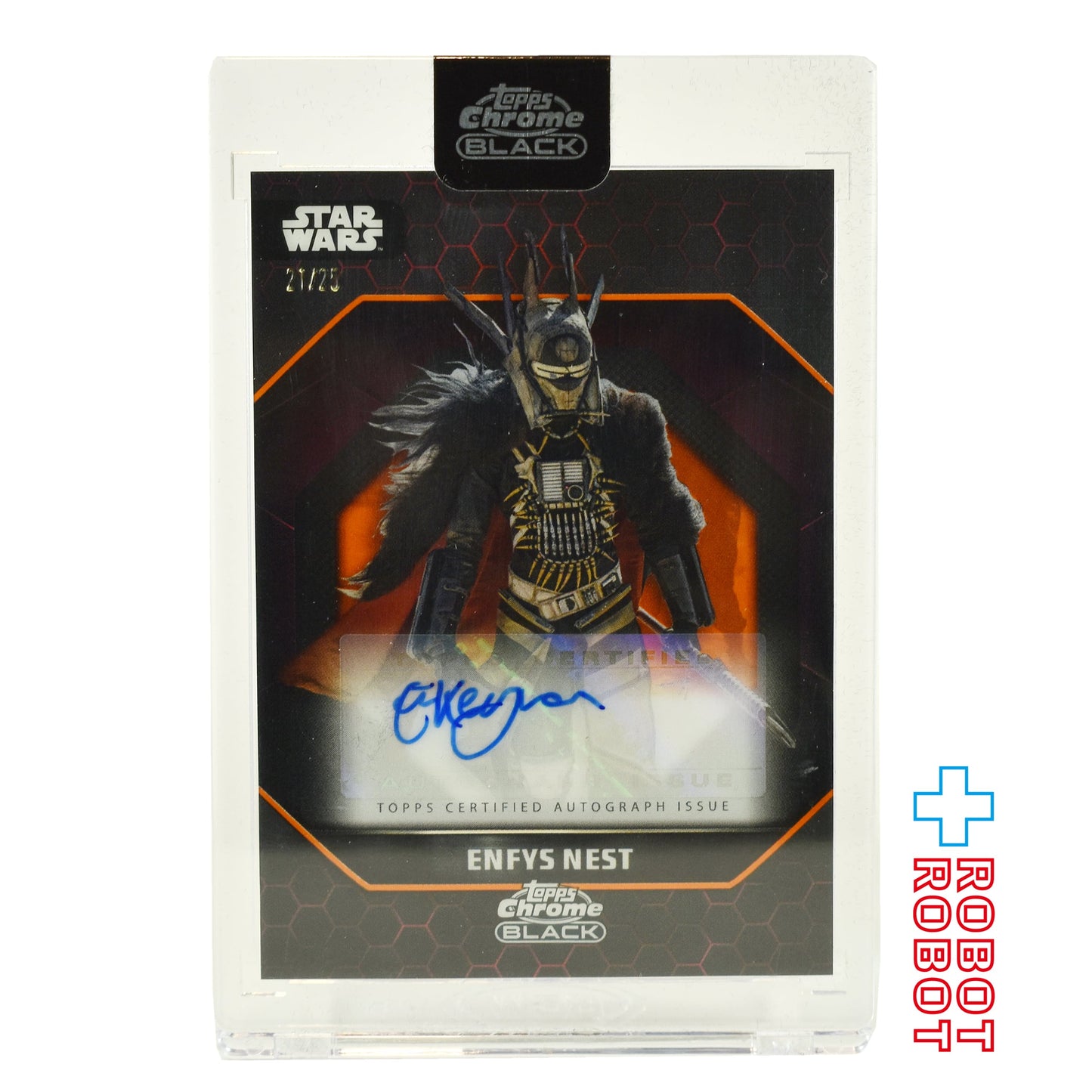 トップス スター・ウォーズ エンフィス・ネスト / エリン・ケリーマン 21/25 直筆サイン入り トレーディングカード