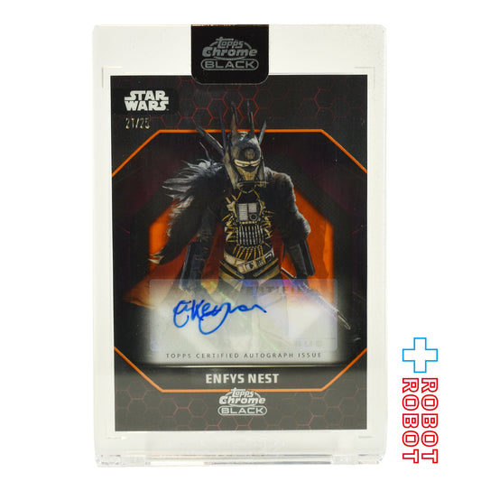 トップス スター・ウォーズ エンフィス・ネスト / エリン・ケリーマン 21/25 直筆サイン入り トレーディングカード