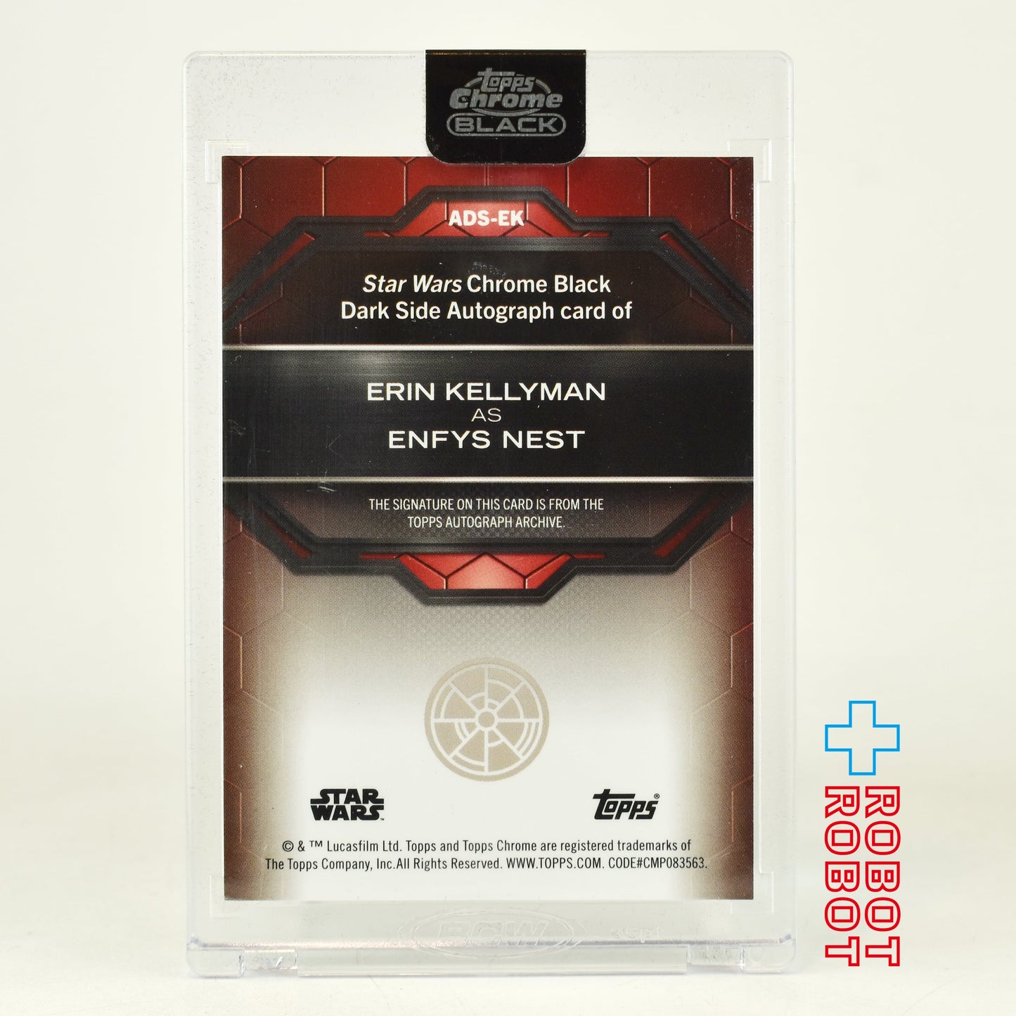 トップス スター・ウォーズ エンフィス・ネスト / エリン・ケリーマン 21/25 直筆サイン入り トレーディングカード