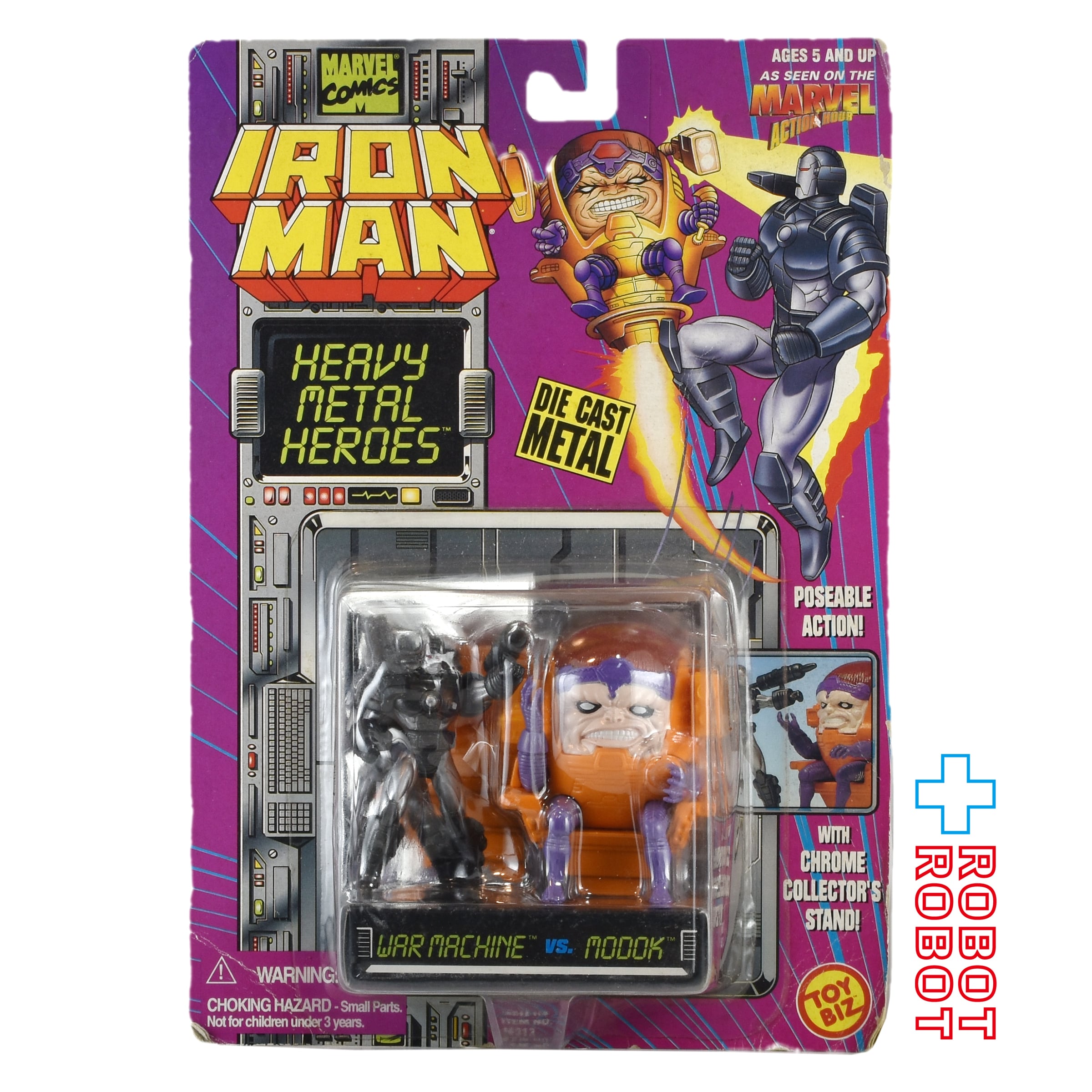 1984年当時物　未開封　マテル製　アイアンマン　フィギュア トイビズ アイアンマン ヘビー メタル ヒーローズ モードック ダイ