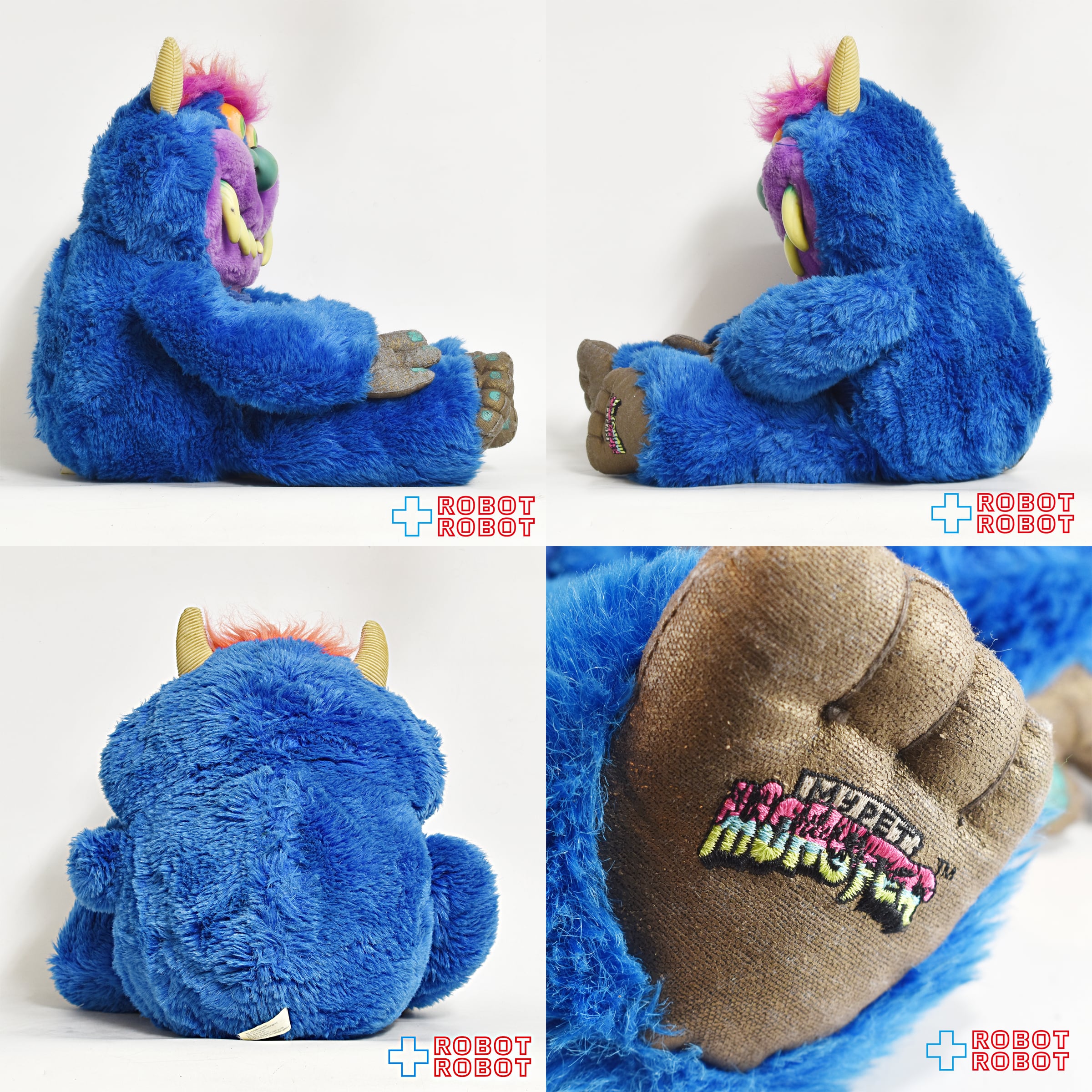 my pet monster 手錠とトーキング機能あり マイペットモンスター トーキング ぬいぐるみ人形 トイマックス社 2001