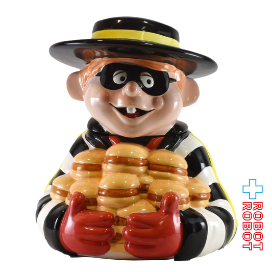 マクドナルド ハンバーグラー 陶器製 クッキージャー 1997