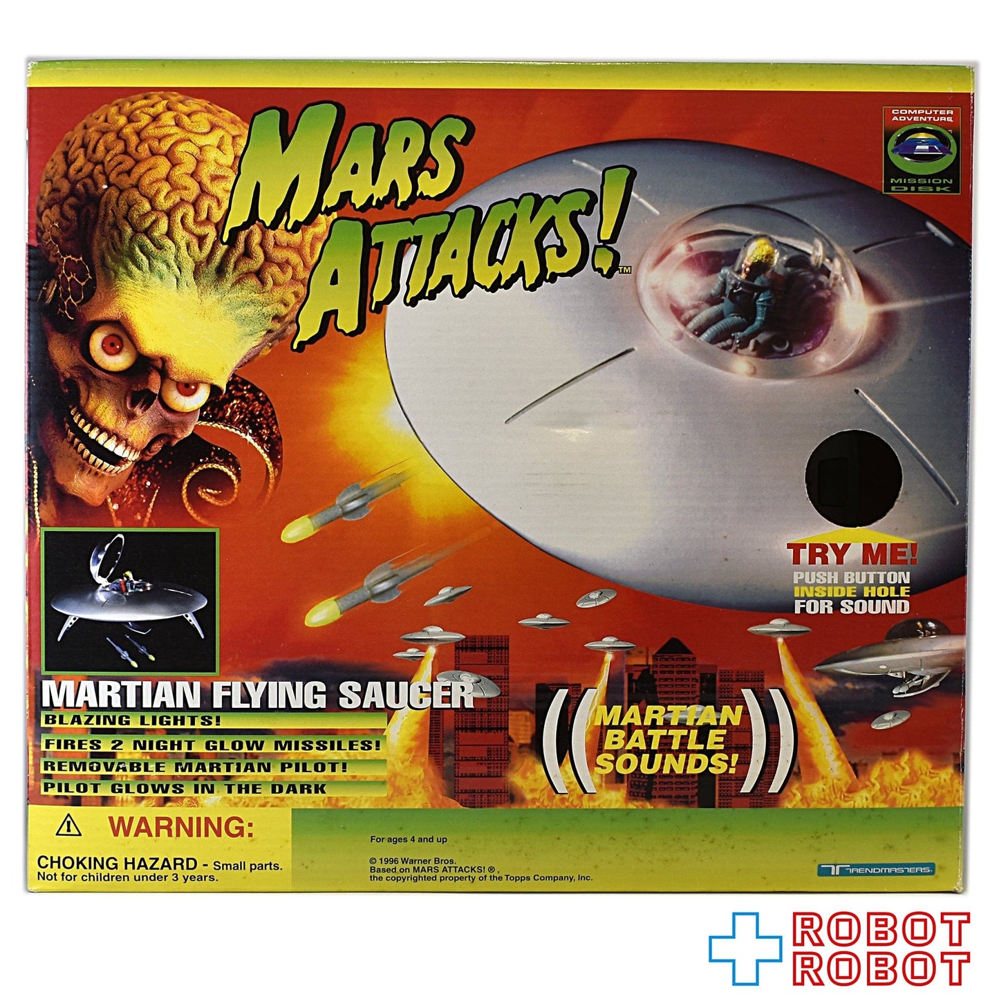 マーズ・アタック! マーシャン・フライング・ソーサー円盤  映画版 1996 箱入