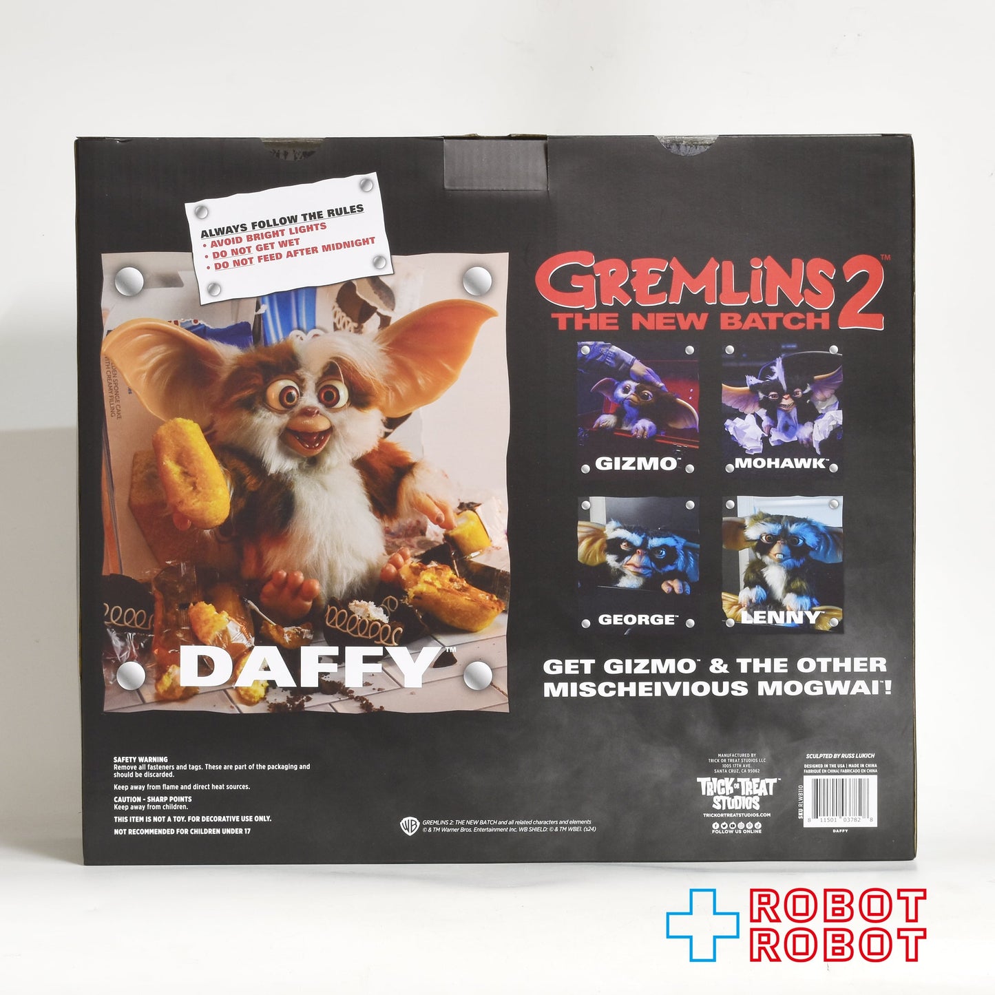 トリックオアトリートスタジオ グレムリン2 新・種・誕・生 ダフィー モグワイ  1/1 プロップ ドール 未開封