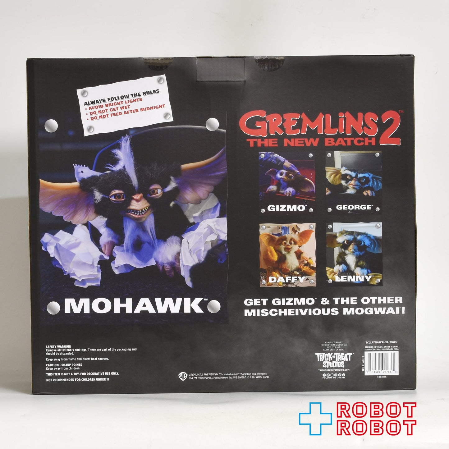 トリックオアトリートスタジオ グレムリン2 新・種・誕・生 モホーク モグワイ  1/1 プロップ ドール 未開封