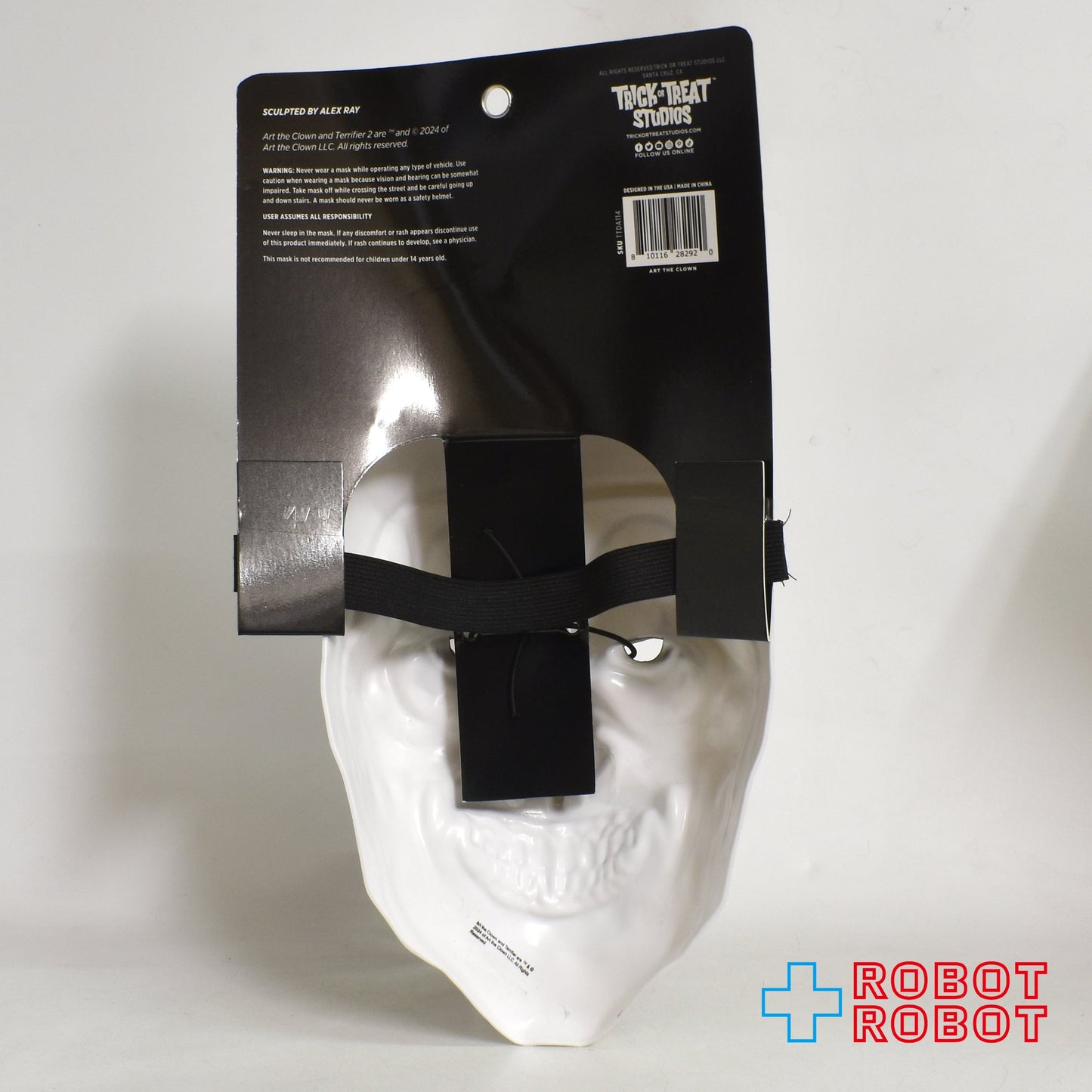 トリックオアトリートスタジオ テリファー 終わらない惨劇 アート・ザ・クラウン レトロマスク ヘッダー台紙付き