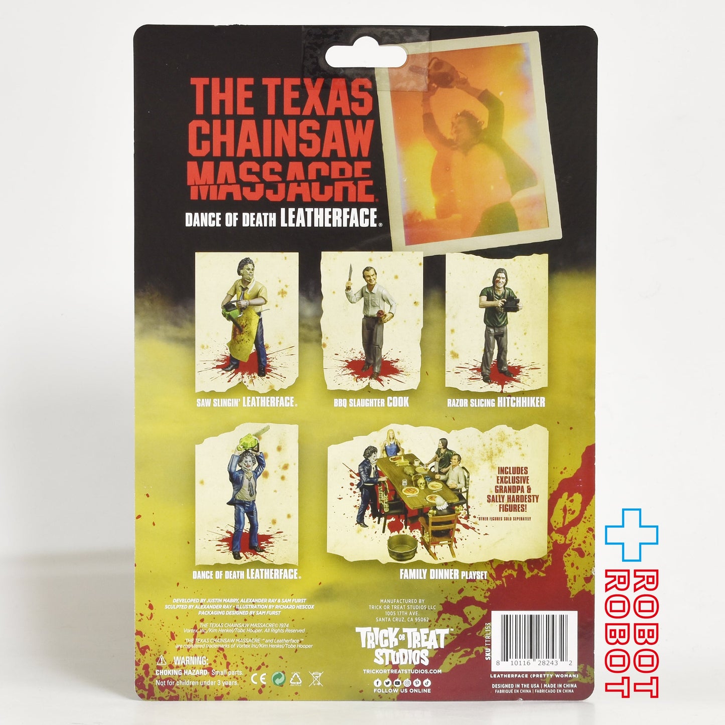 トリックオアトリートスタジオ 悪魔のいけにえ レザーフェイス (プリティウーマン) 5インチ アクションフィギュア 未開封