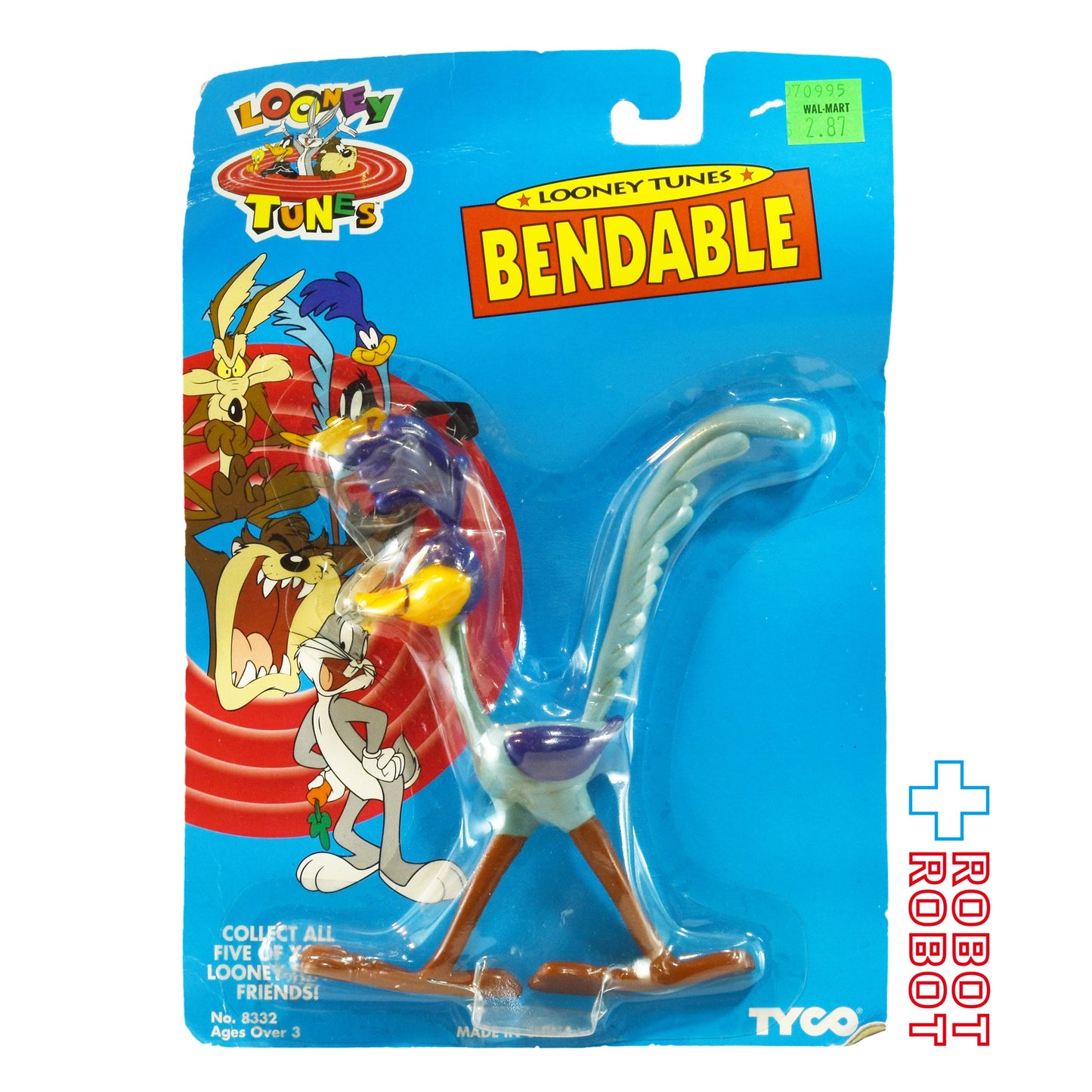 タイコ社 ルーニー・チューンズ  ロード・ランナー ベンダブルフィギュア 未開封