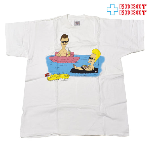 ビーバス & バットヘッド MTV 海水浴 Tシャツ XLサイズ 1997