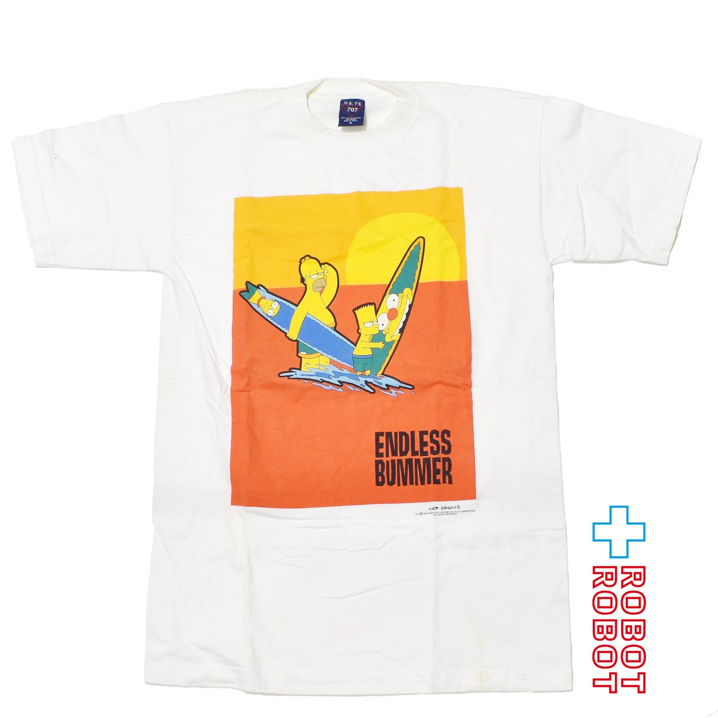 U.S.T'S シンプソンズ エンドレス・サマー  グラフィックTシャツ 90's USA製 Mサイズ