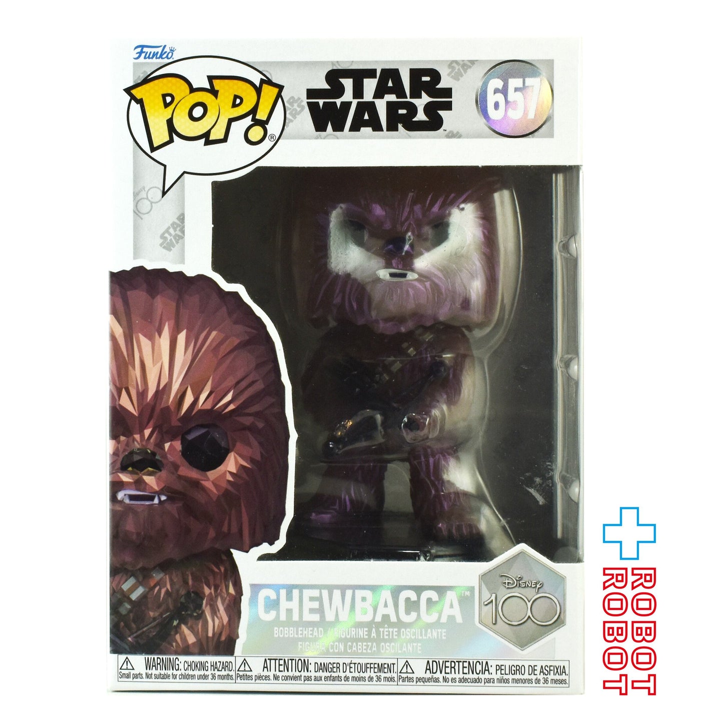 ファンコ POP! 657 ディズニー 100周年 スター・ウォーズ チューバッカ ビニールフィギュア 箱入