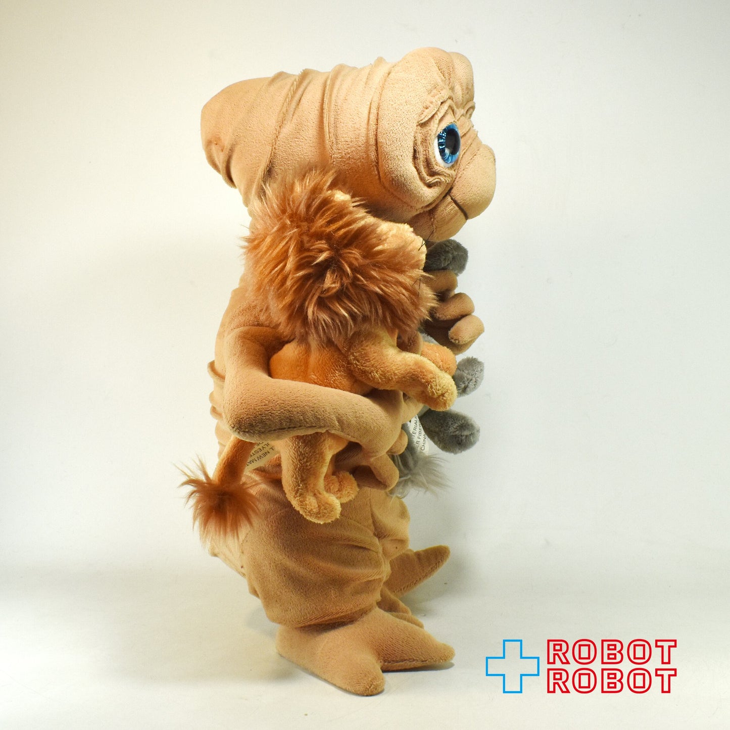 USJ E.T. ぬいぐるみ w/ライオンとゾウのぬいぐるみ ぬいぐるみ人形 40センチ 紙タグ付き