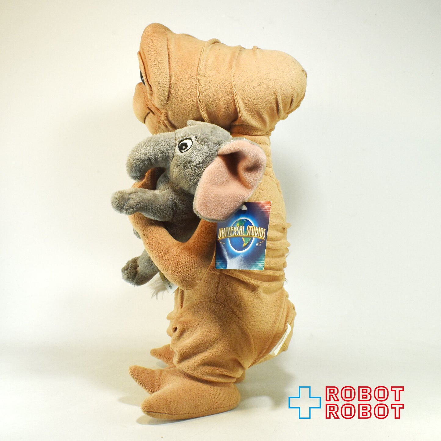 USJ E.T. ぬいぐるみ w/ライオンとゾウのぬいぐるみ ぬいぐるみ人形 40センチ 紙タグ付き