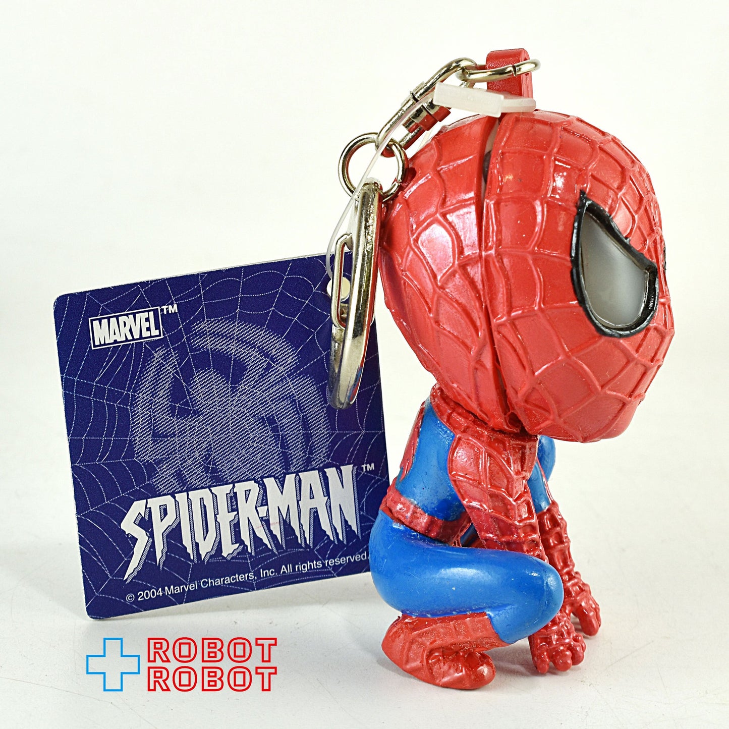 USJ スパイダーマン 目が光る フィギュアキーホルダー 紙タグ付き