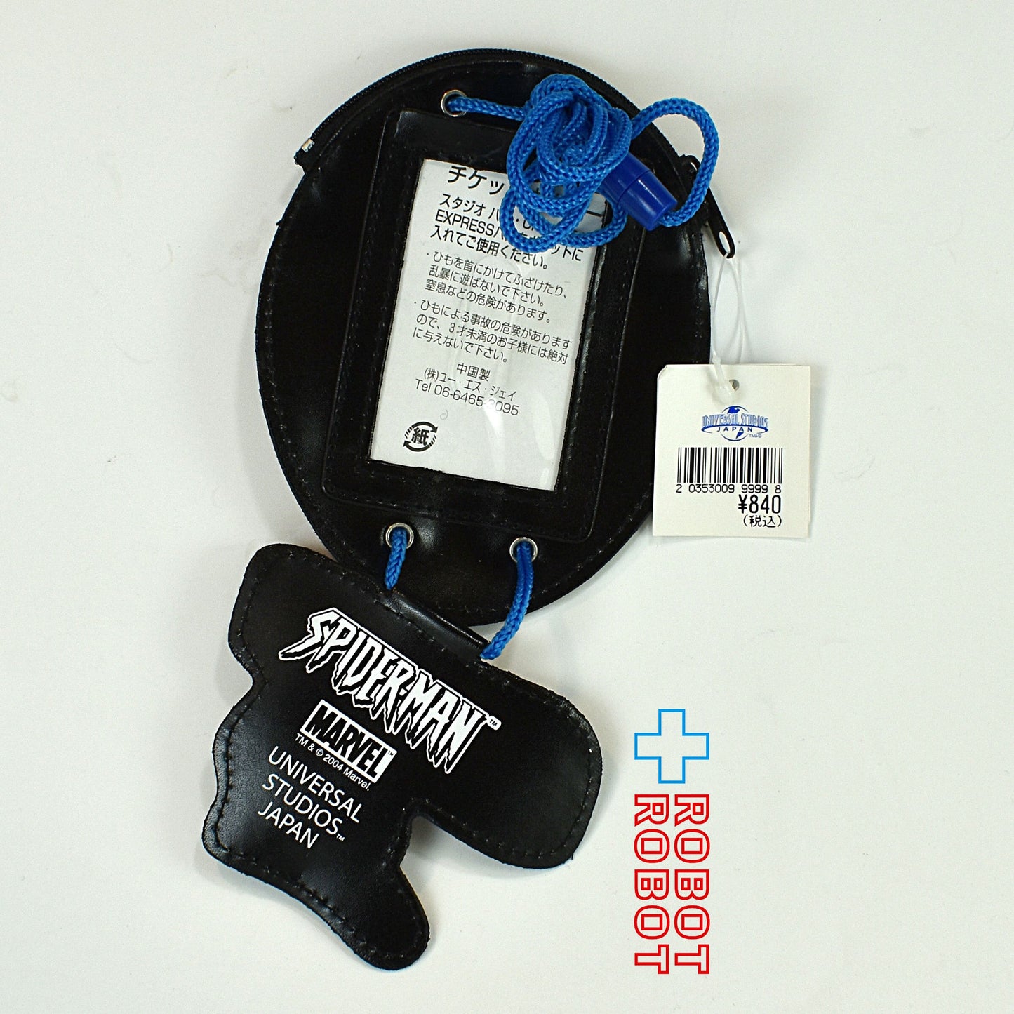 USJ スパイダーマン チケットホルダー 紙タグ付き