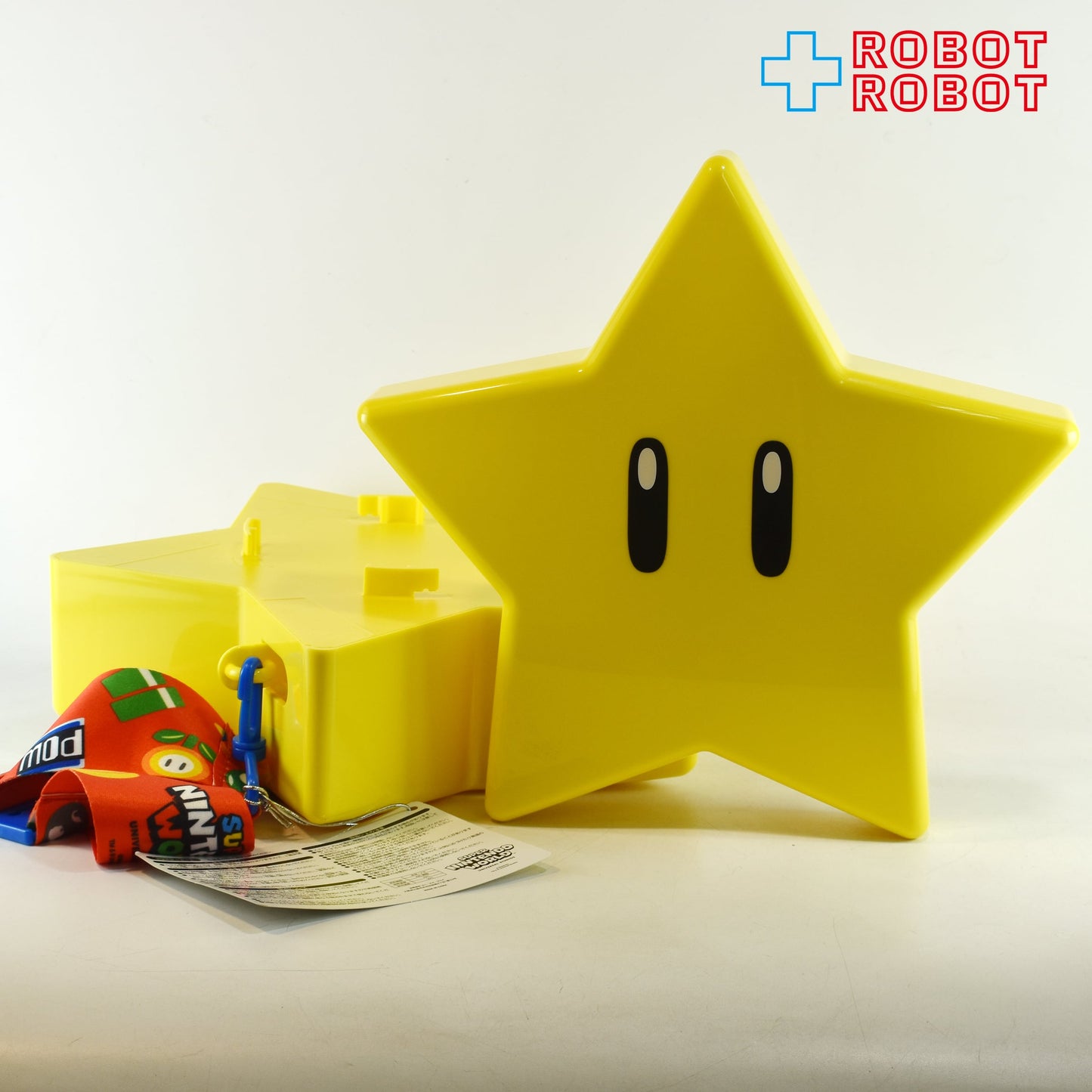 USJ スーパー・ニンテンドー・ワールド スーパースター ポップコーンバケツ ライトアップ機能 ストラップ 紙タグ付き