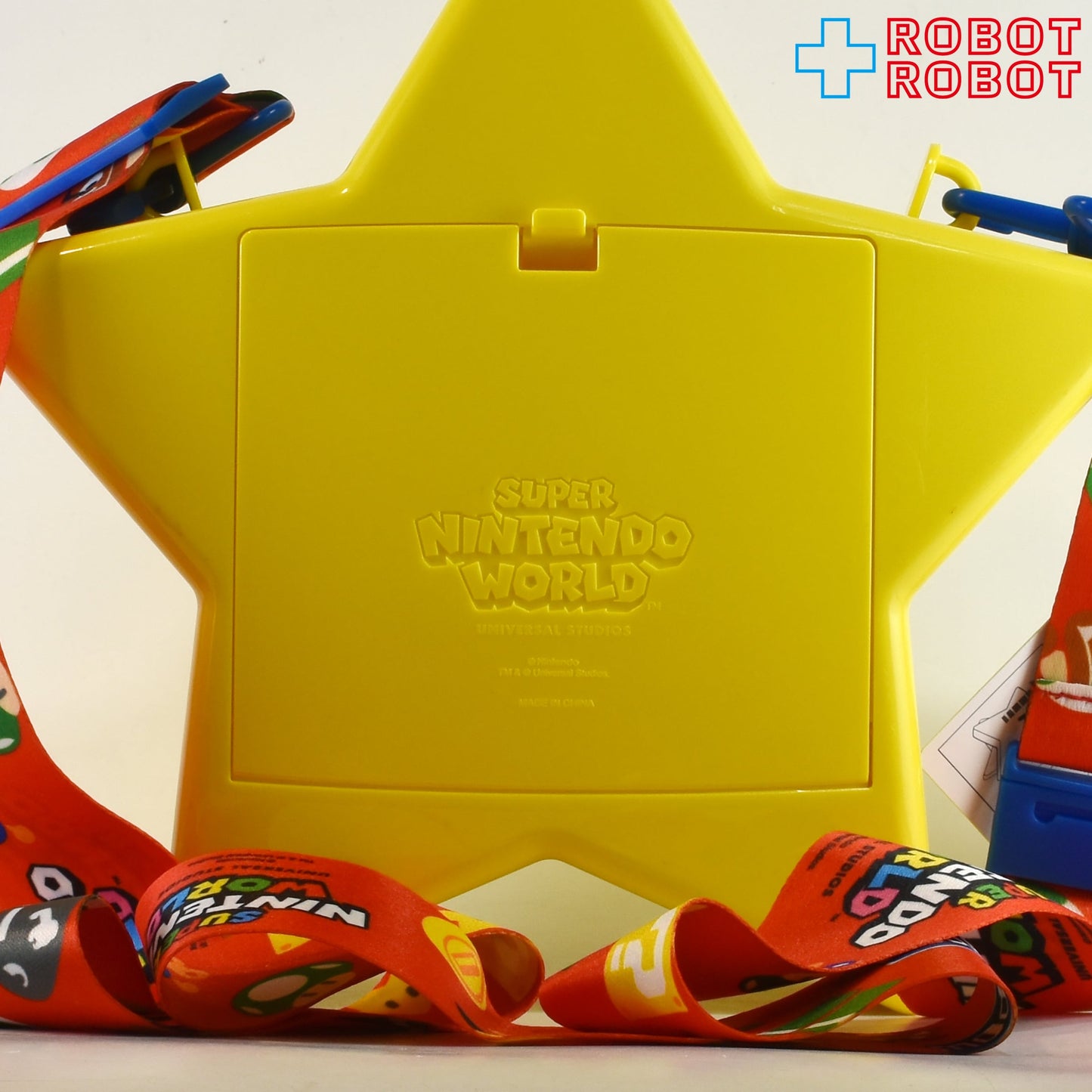 USJ スーパー・ニンテンドー・ワールド スーパースター ポップコーンバケツ ライトアップ機能 ストラップ 紙タグ付き